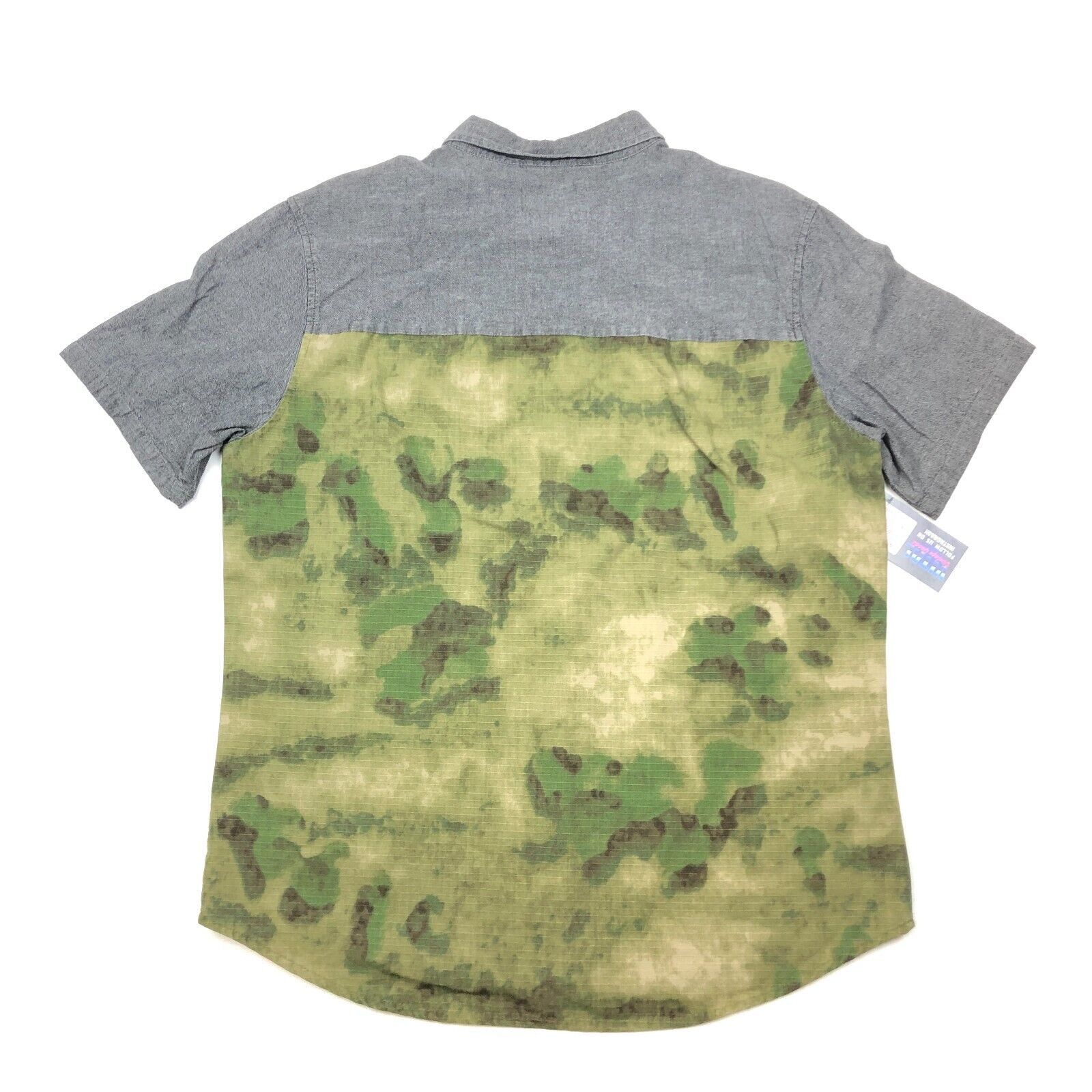 Crooks & Castles × Vintage Crooks & Castles Green Map Tree Camo Button Up Shirt Size XL Size US XL / EU 56 / 4 - 5 Thumbnail