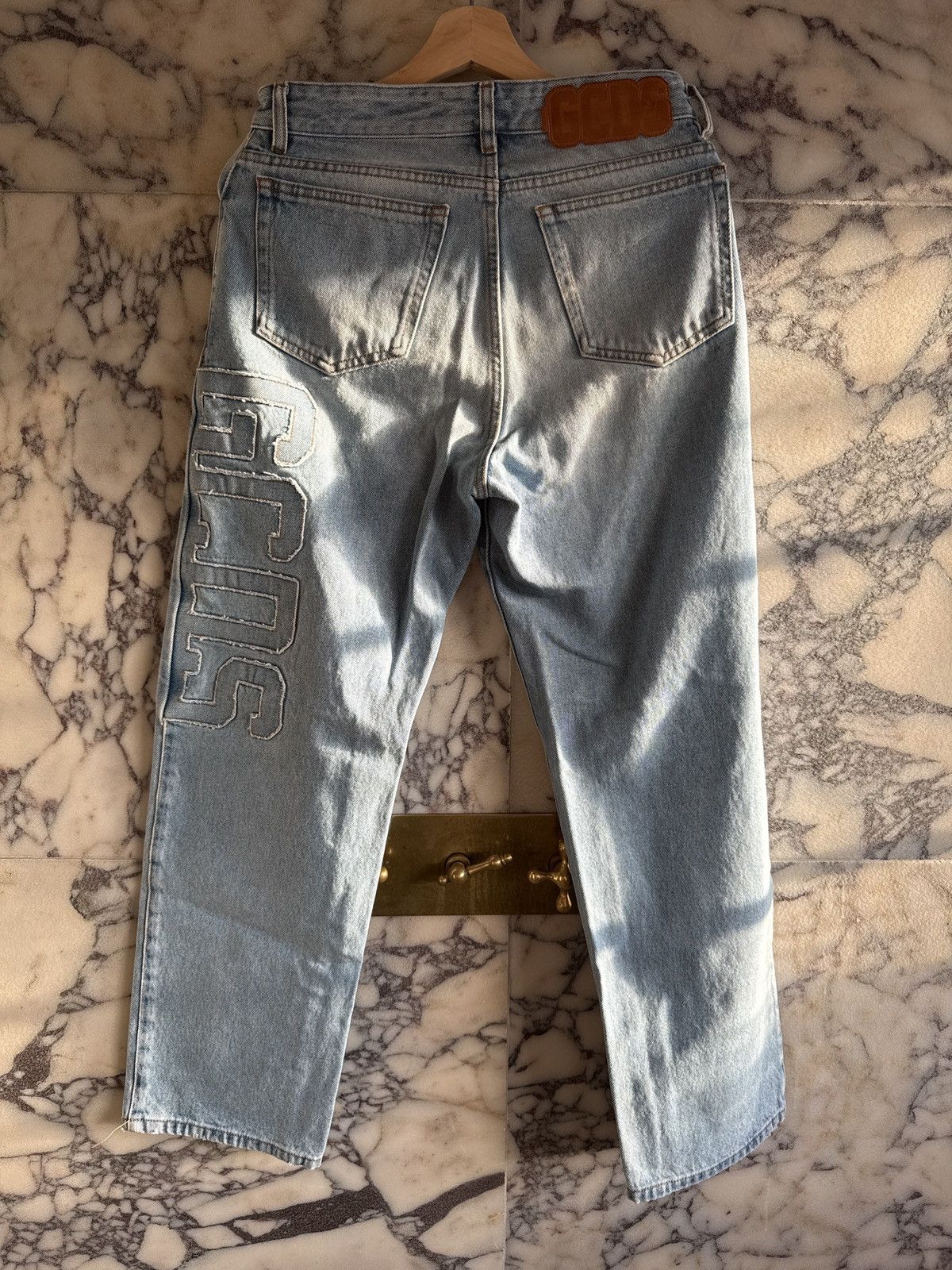 GCDS GCDS Denim w/leg detail Size US 29 - 2 Thumbnail