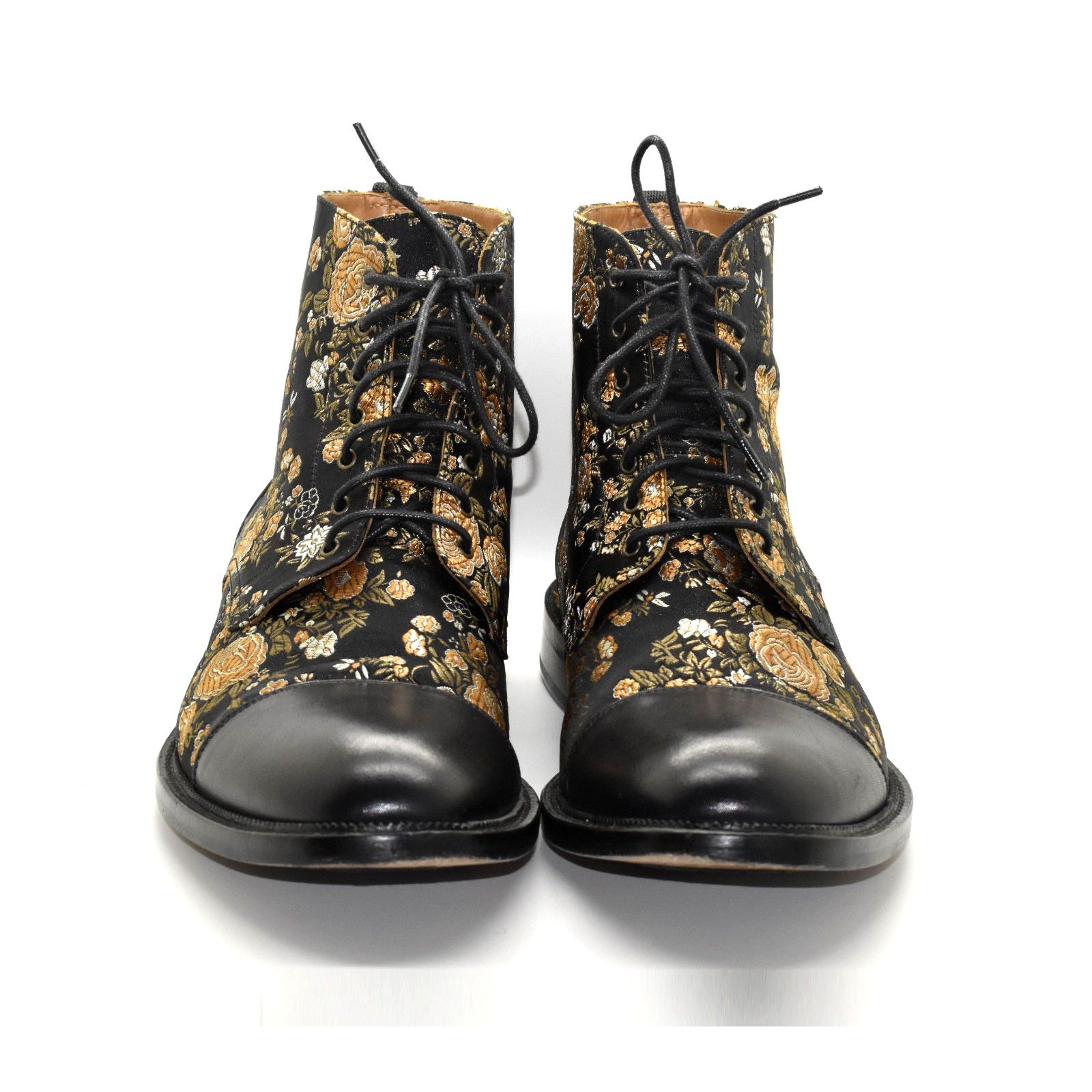 TAFT TAFT The Jack Eden Floral Jacquard Leather Cap Toe Boot 46 Size US 13 / EU 46 - 5 Thumbnail