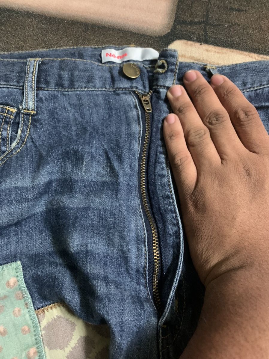 Issey Miyake × Le Grande Bleu (L.G.B.) × Ne-Net rare design ne-Net patchwork double sided Size 30" / US 8 / IT 44 - 6 Thumbnail