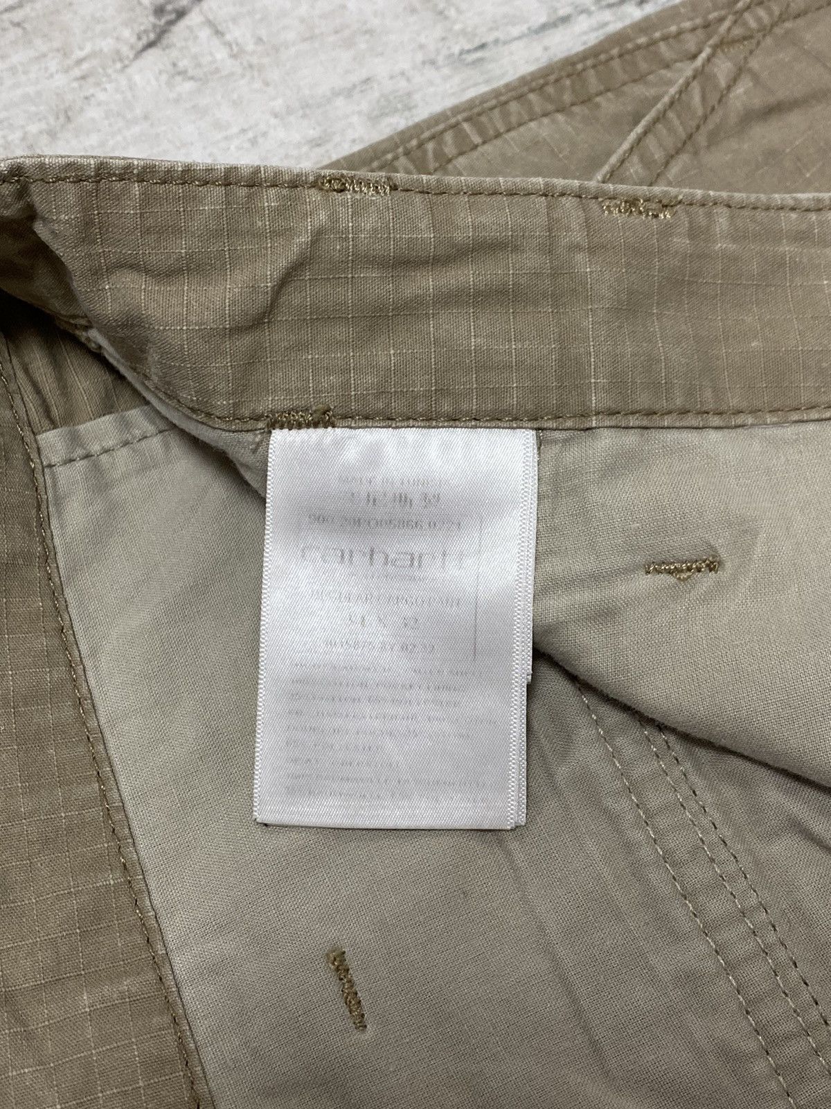 Carhartt × Vintage 👀VINTAGE CARHARTT WIP REGULAR CARGO PANTS BEIGE Size US 34 / EU 50 - 6 Thumbnail