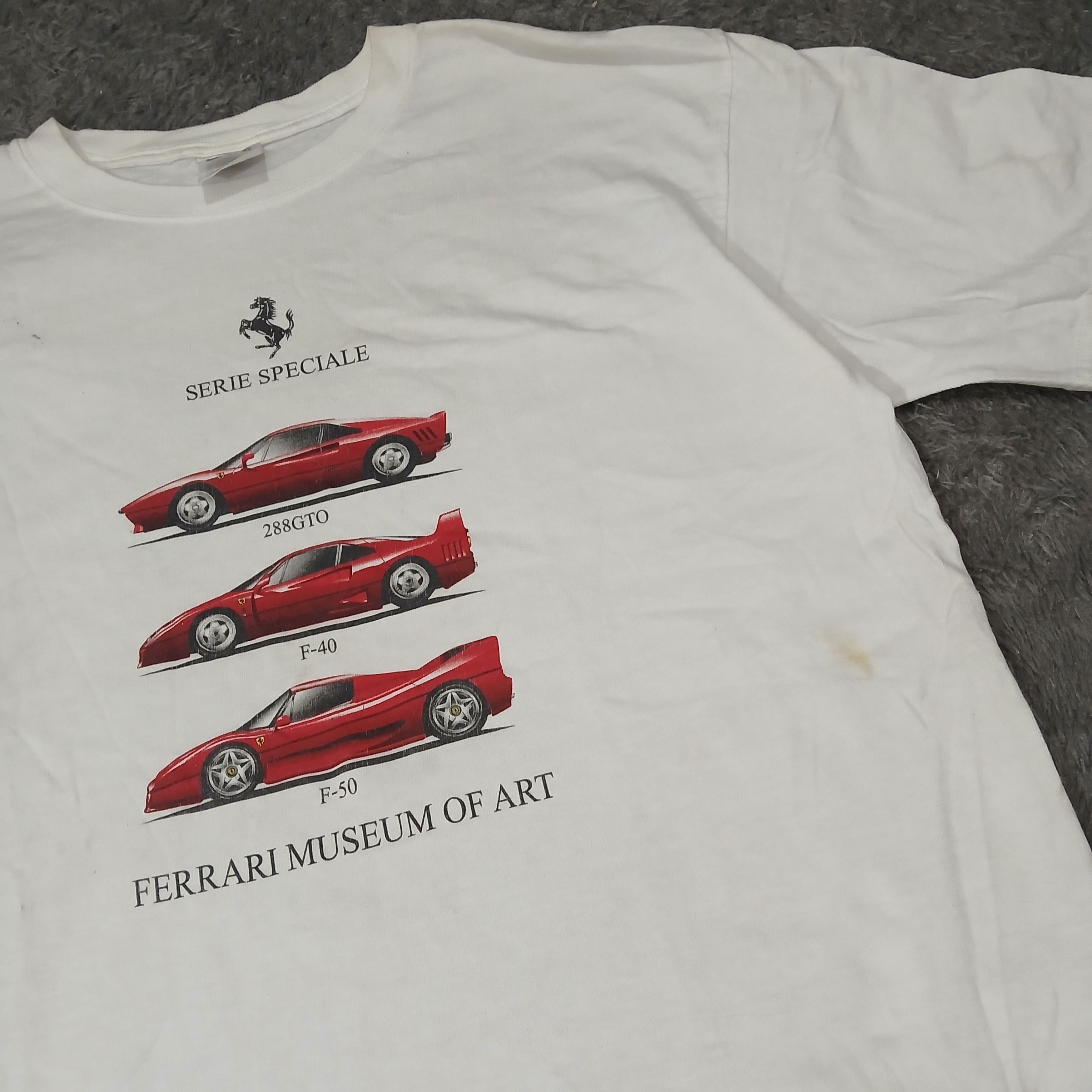 Ferrari Vintage ferrari museum of art anvil tee Size US L / EU 52-54 / 3 - 2 Thumbnail