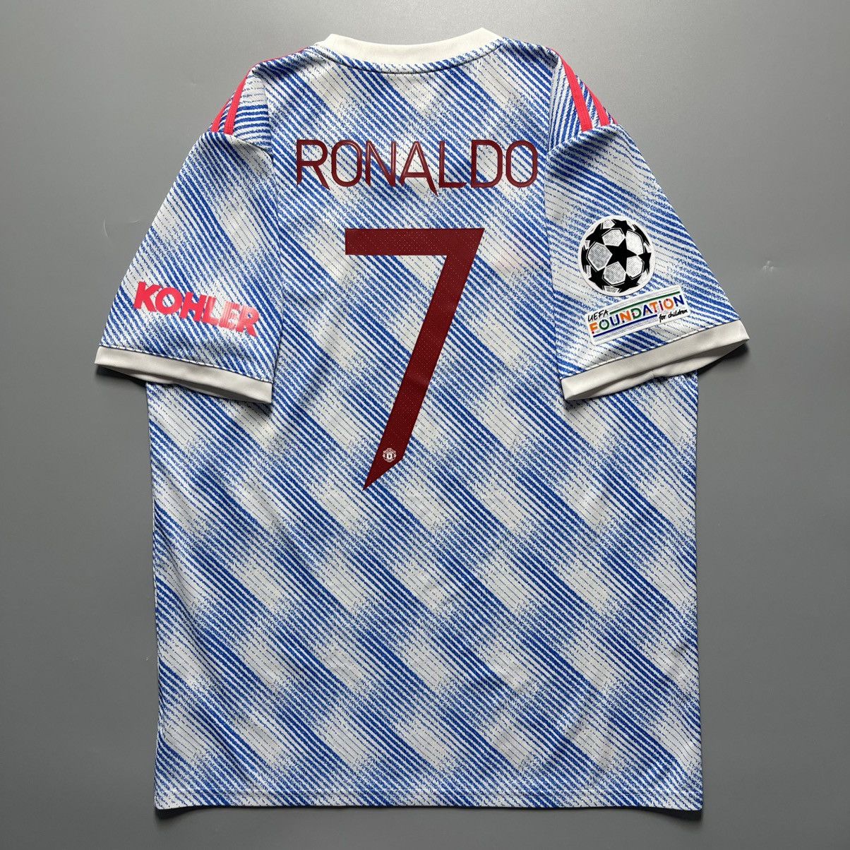 Adidas MANCHESTER UNITED ADIDAS 2021/2022 AWAY JERSEY #7 RONALDO Size US L / EU 52-54 / 3 - 1 Thumbnail