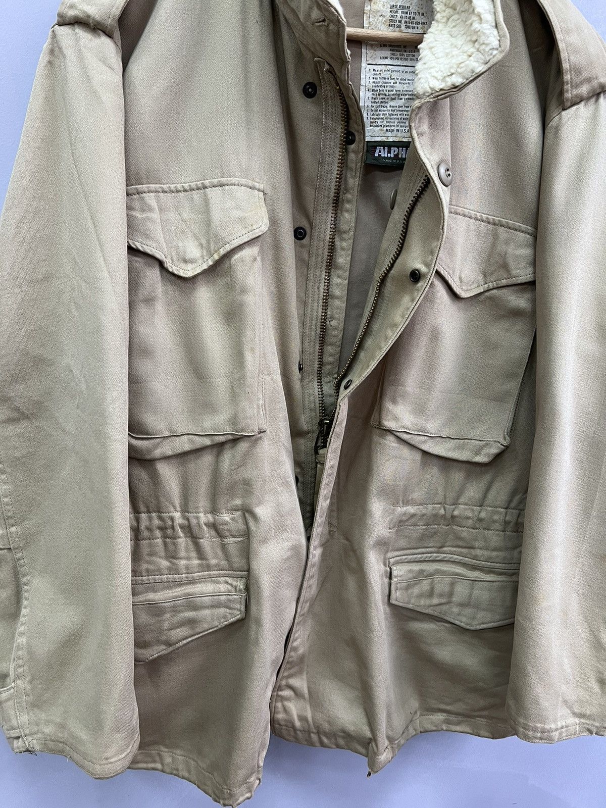 Alpha Industries × Japanese Brand VINTAGE COLD PARKA USA Bomber Alpha Industies jacket Size US L / EU 52-54 / 3 - 8 Thumbnail