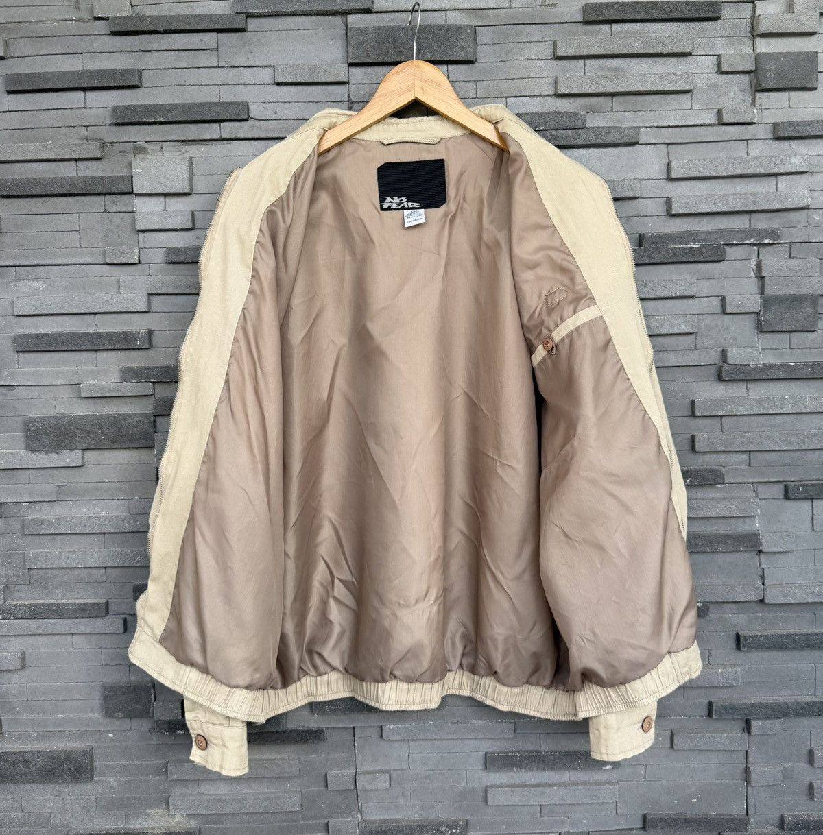 No Fear Vintage No Fear Bomber Jacket Made In USA Size US L / EU 52-54 / 3 - 17 Thumbnail