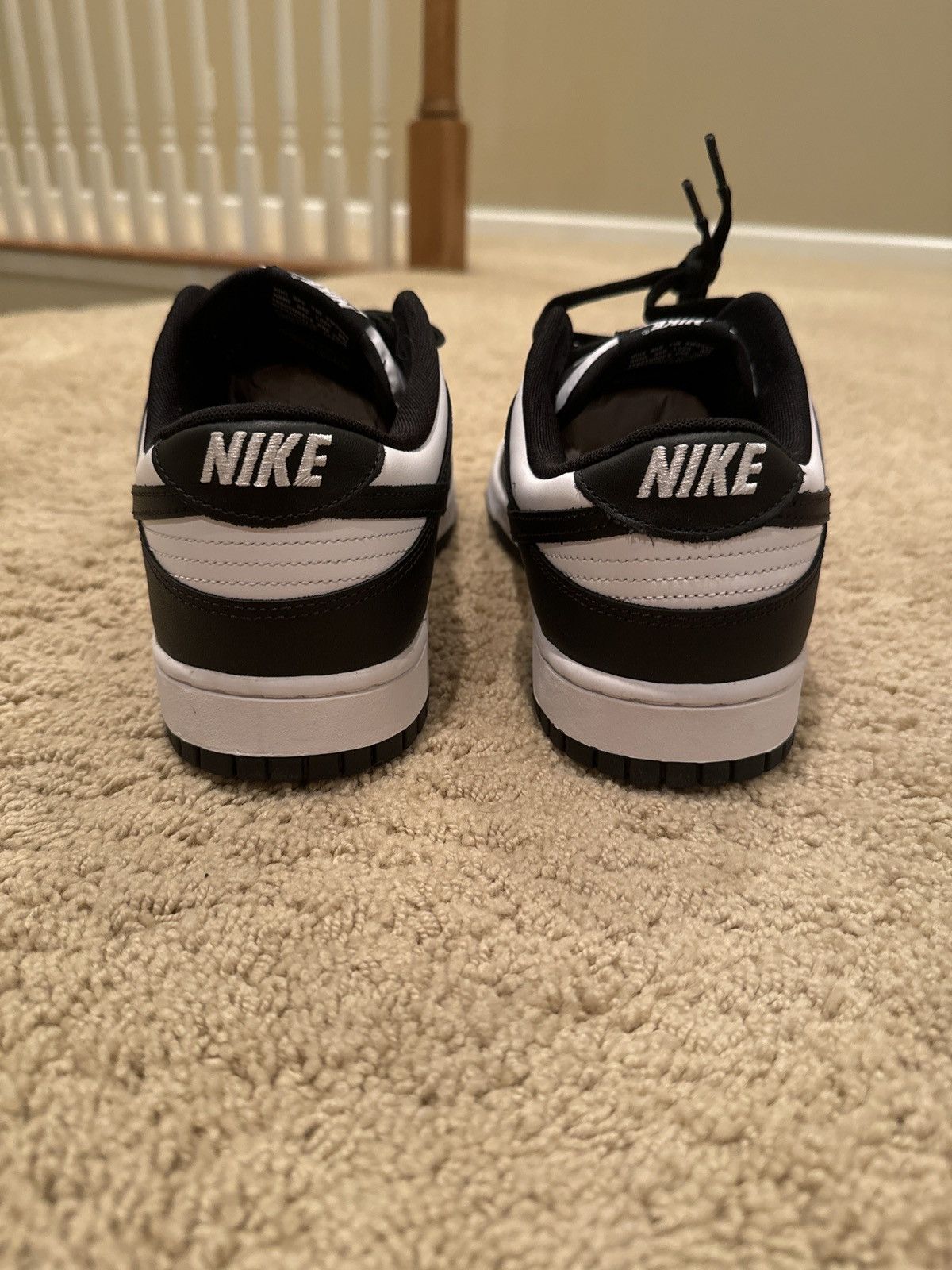 Nike Panda Dunk Low Retro Size US 12 / EU 45 - 4 Thumbnail