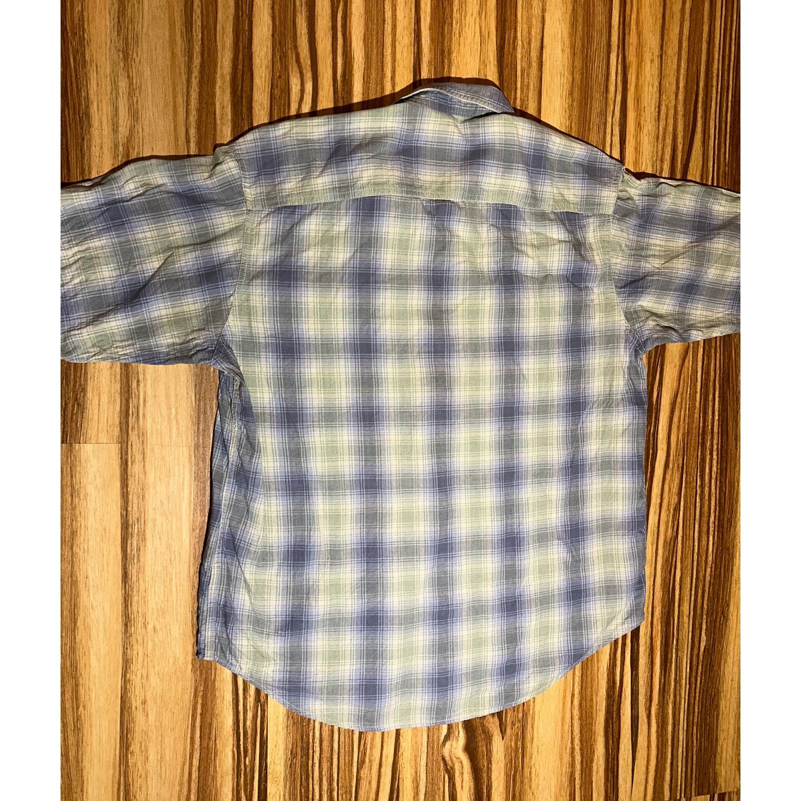 & Other Stories Calvin Klein Jeans Green With Gray Flannel Shirt Size XL Size US XL / EU 56 / 4 - 9 Thumbnail