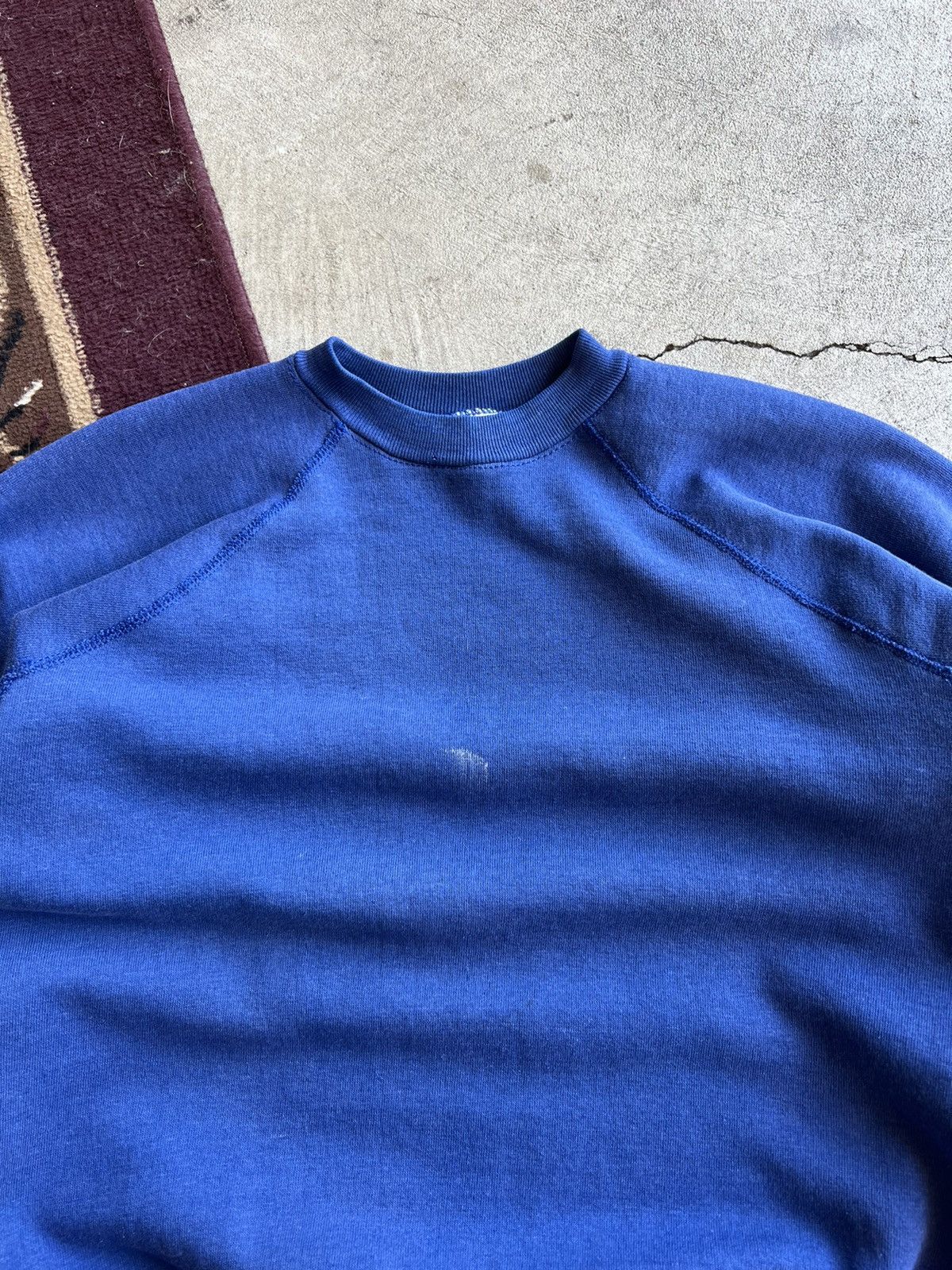Russell Athletic × Vintage 80s Discus Athletic Blank Raglan Sweatshirt Size US L / EU 52-54 / 3 - 2 Thumbnail
