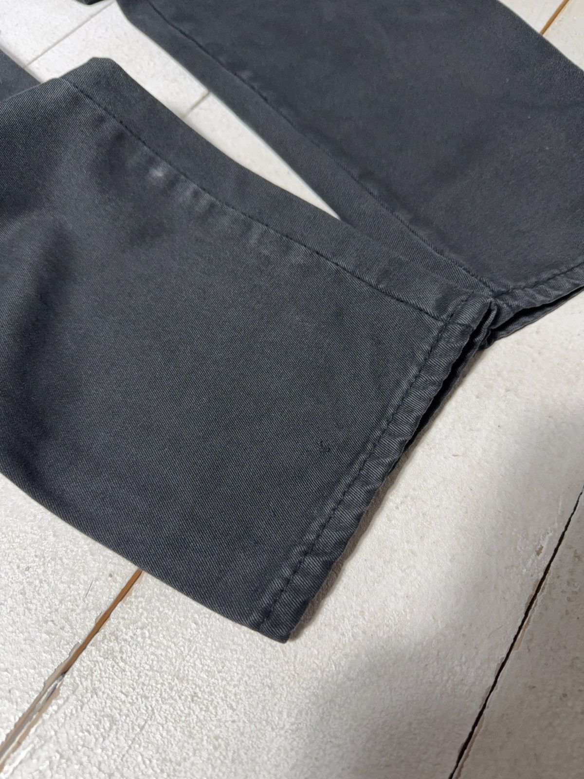 Giorgio Armani 90s Retro Armani Jeans Black Cotton Pants Made in Italy Size US 28 / EU 44 - 3 Thumbnail