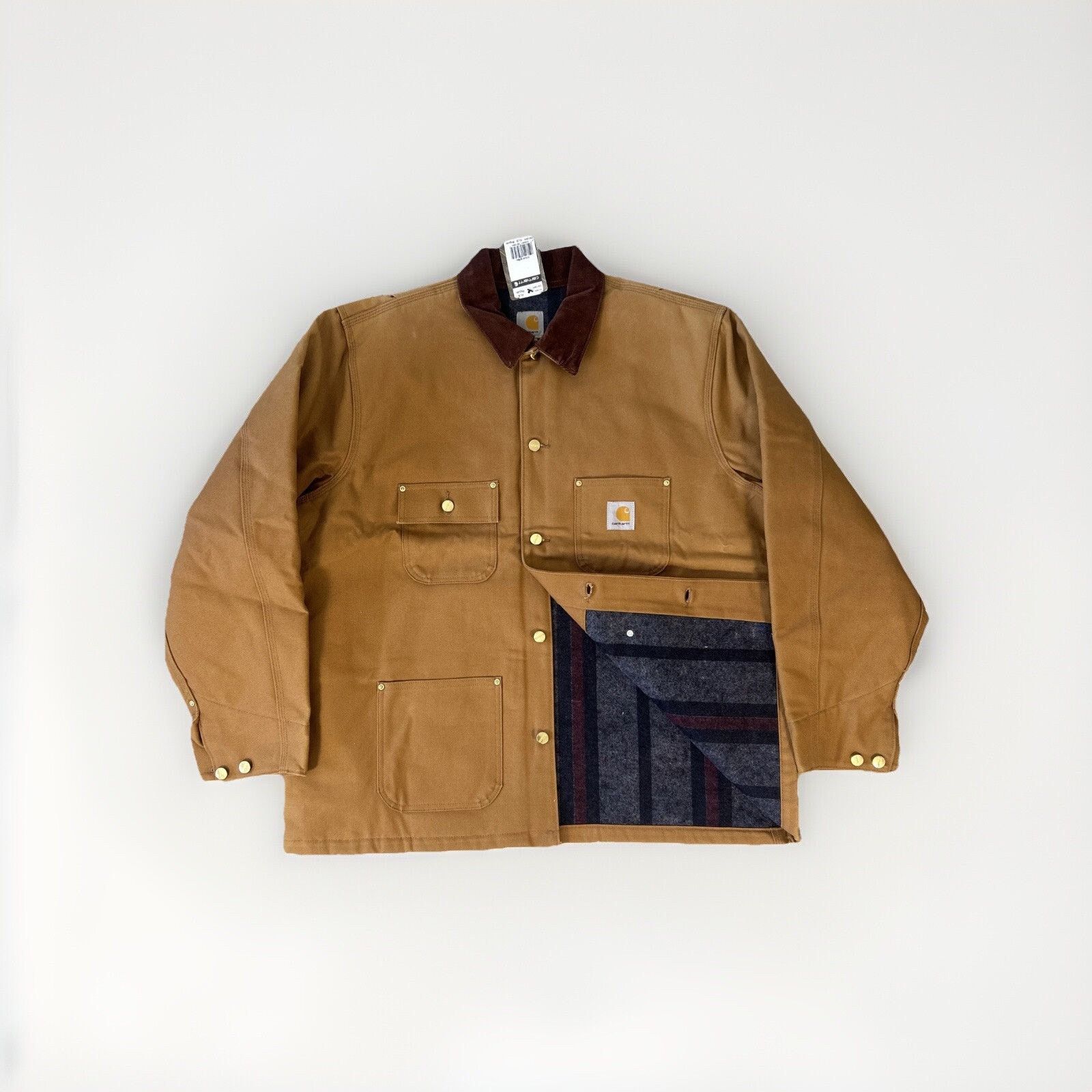 Carhartt Carhartt Detroit Chore Jacket Tall XL Wool Lined Worker Barn Size XL / US 12-14 / IT 48-50 - 1 Thumbnail