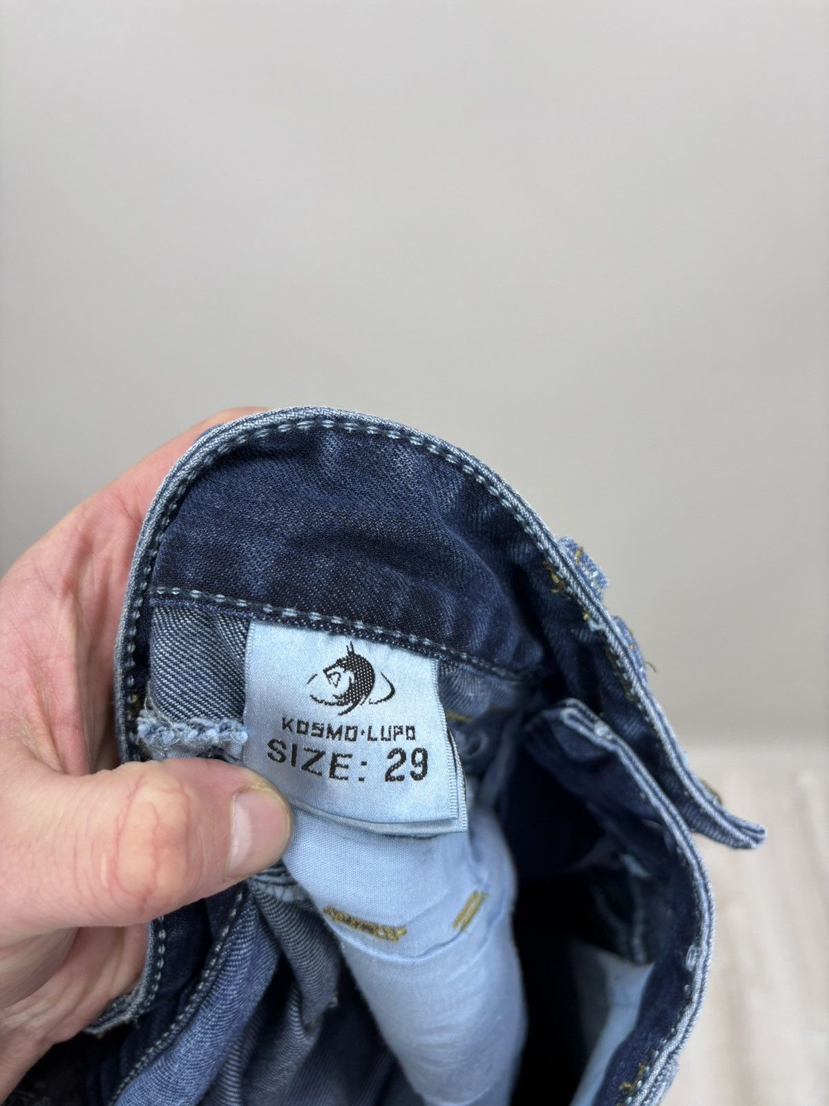 Other Mens jeans Y2k Kosmo Lupo Size 29 Color Blue Size US 29 - 9 Thumbnail