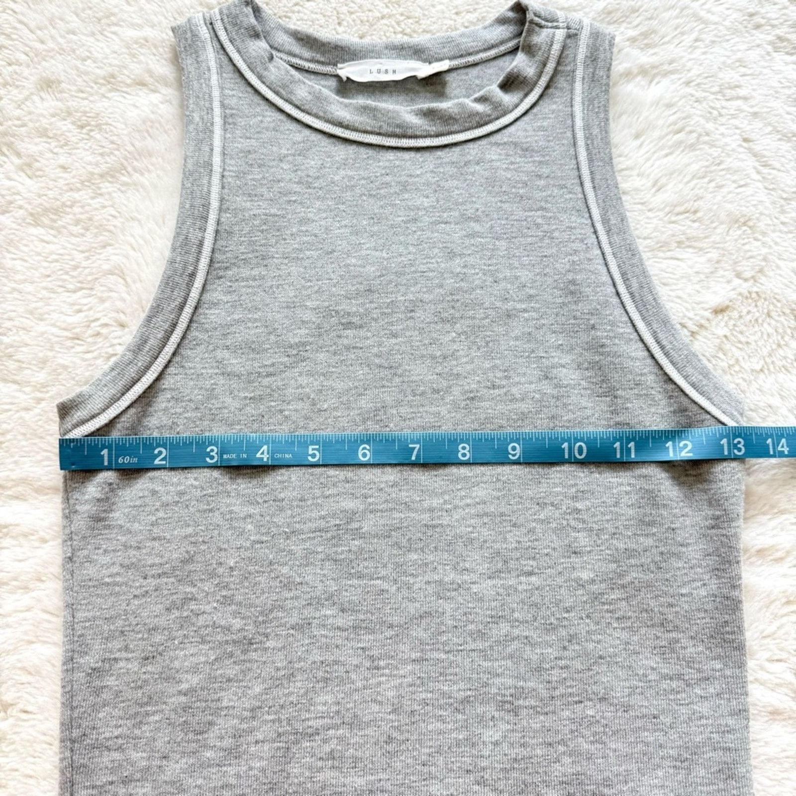 Other LUSH women tank grey top size S Size S / US 4 / IT 40 - 6 Thumbnail