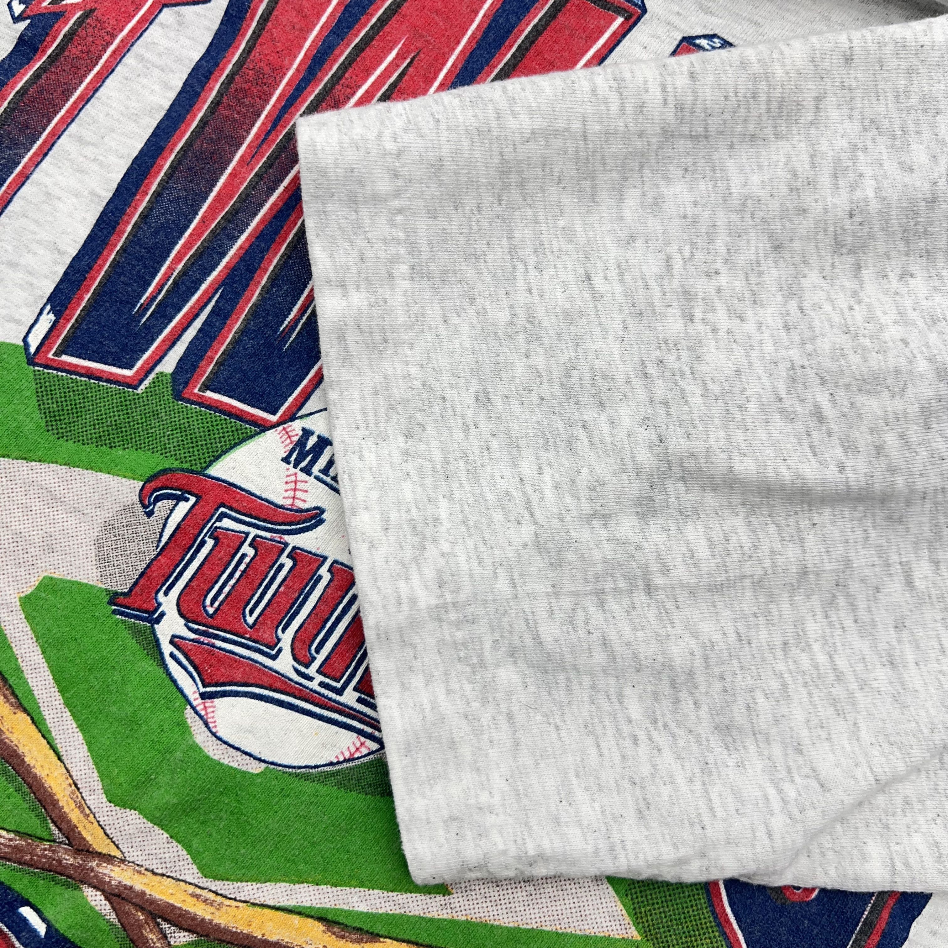 MLB × Salem Sportswear Minnesota Twins 90’s Salem Single Stitch Graphic T-Shirt Size US L / EU 52-54 / 3 - 4 Thumbnail
