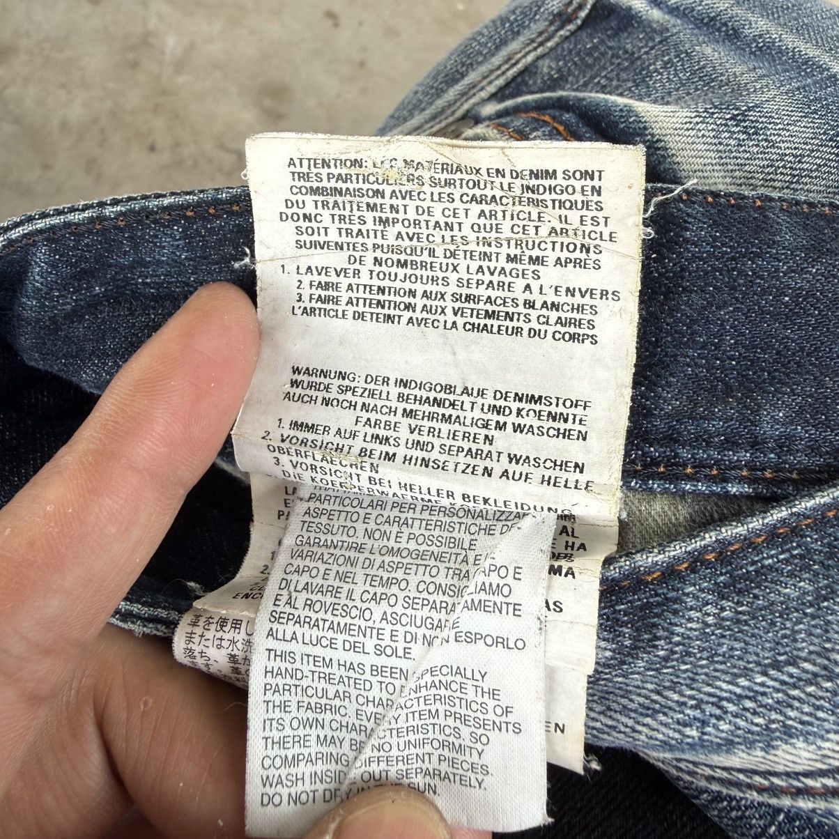 Replay W34x30 Vintage Replay Button Fly Faded Ripped Denim Jean Size US 34 / EU 50 - 17 Thumbnail