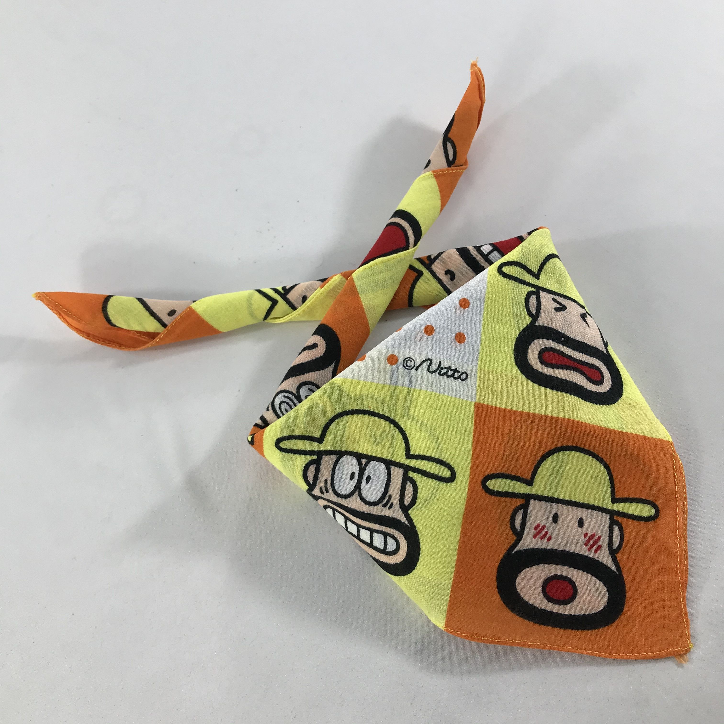 Vintage Vintage Cartoon Bandana / Handkerchief / Neckerchief - S1764 Size ONE SIZE - 7 Thumbnail