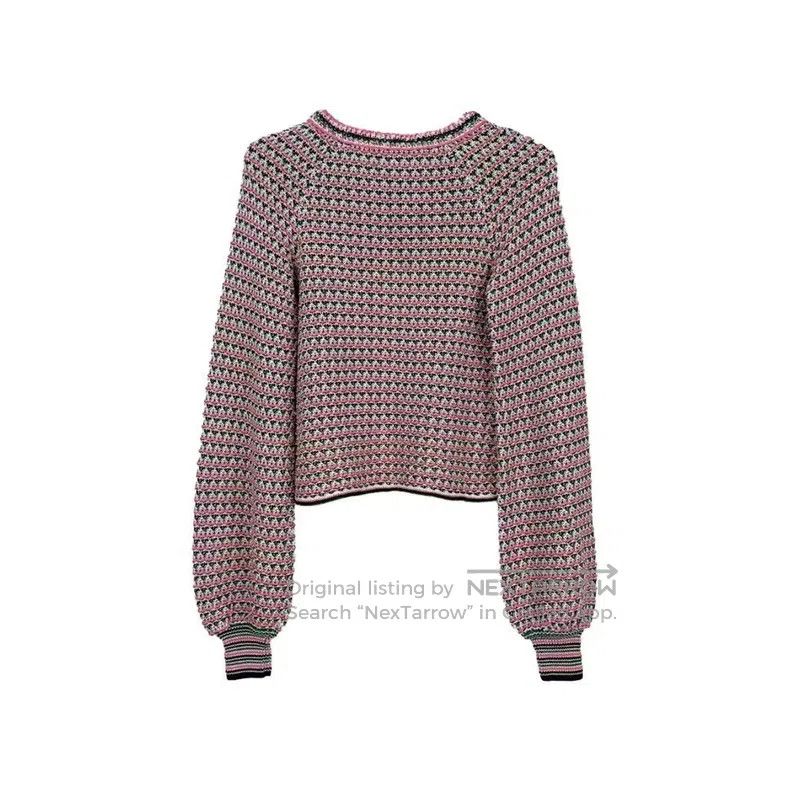 Chanel Chanel Black and pink striped classic logo knitwear sweate Size XS / US 0-2 / IT 36-38 - 2 Thumbnail