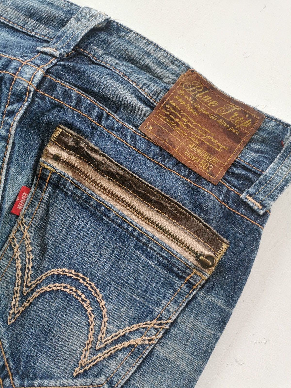 Edwin Edwin 503 Slim Fit Jeans Size US 31 - 7 Thumbnail