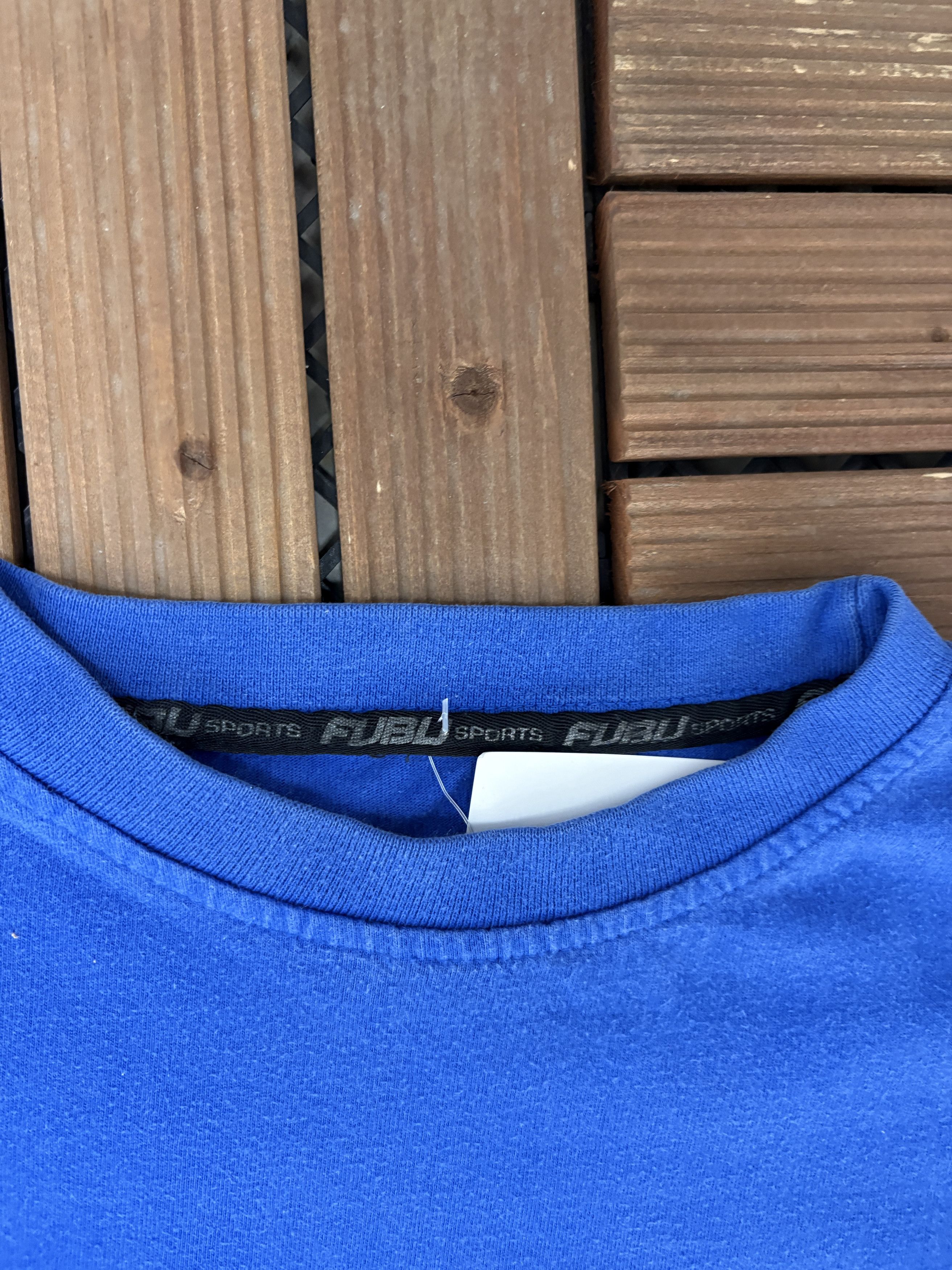 Fubu FUBU & Co. Varsity Sport Vintage Blue T-Shirt Tee Size US L / EU 52-54 / 3 - 5 Thumbnail