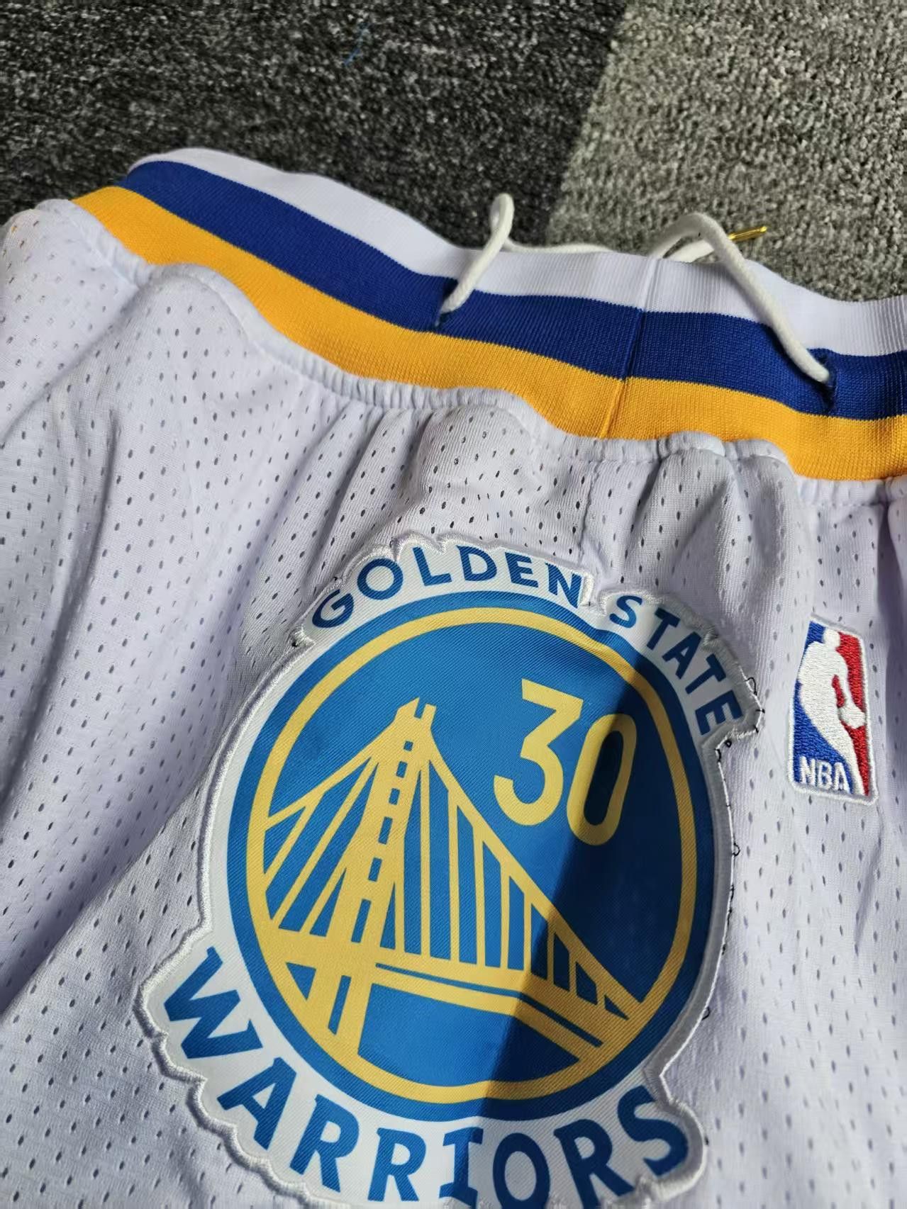 NBA Warriors #30 Stephen Curry Short With Pocket Large Size Size US 36 / EU 52 - 3 Thumbnail