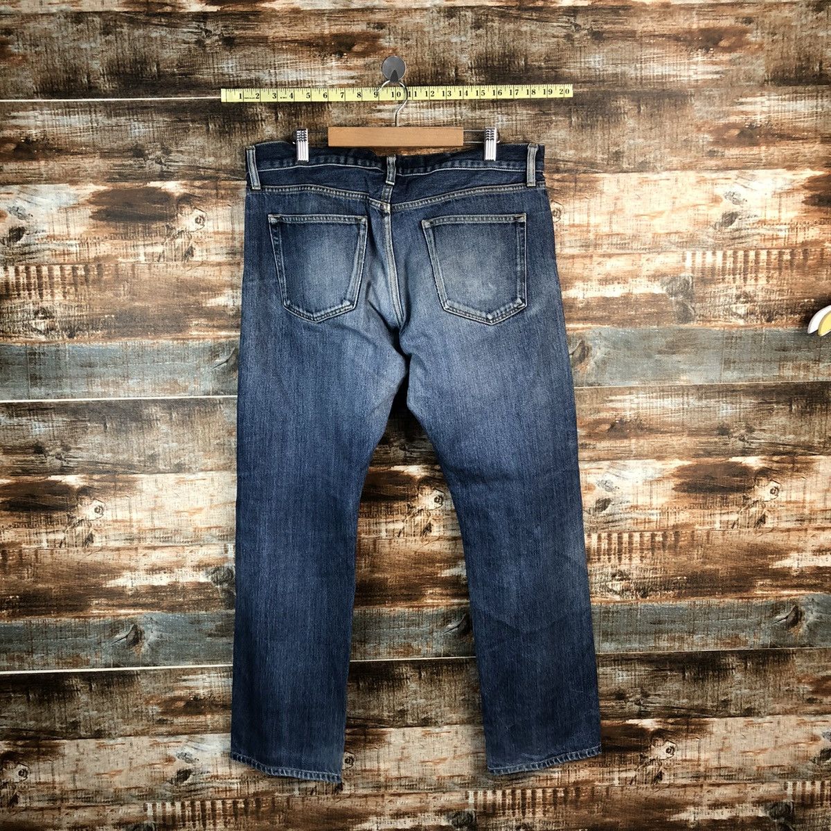 Japanese Brand Uniqlo japan Blue Distressed ripped Denim Pants #A1411 Size US 36 / EU 52 - 15 Thumbnail