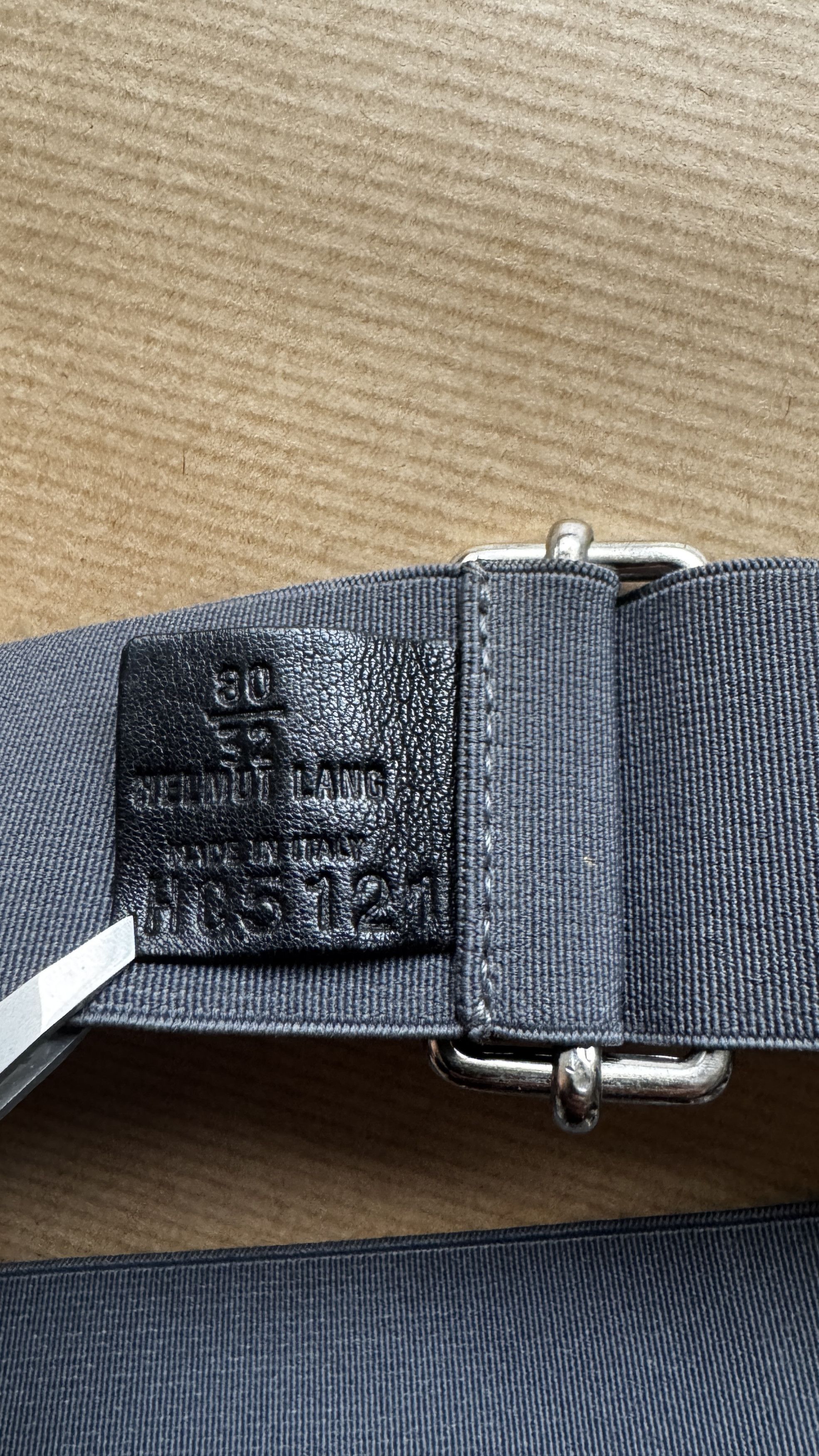 Helmut Lang aa . COLLECTOR . ADJUSTABLE BELT . MADE IN ITALY Size ONE SIZE - 8 Thumbnail