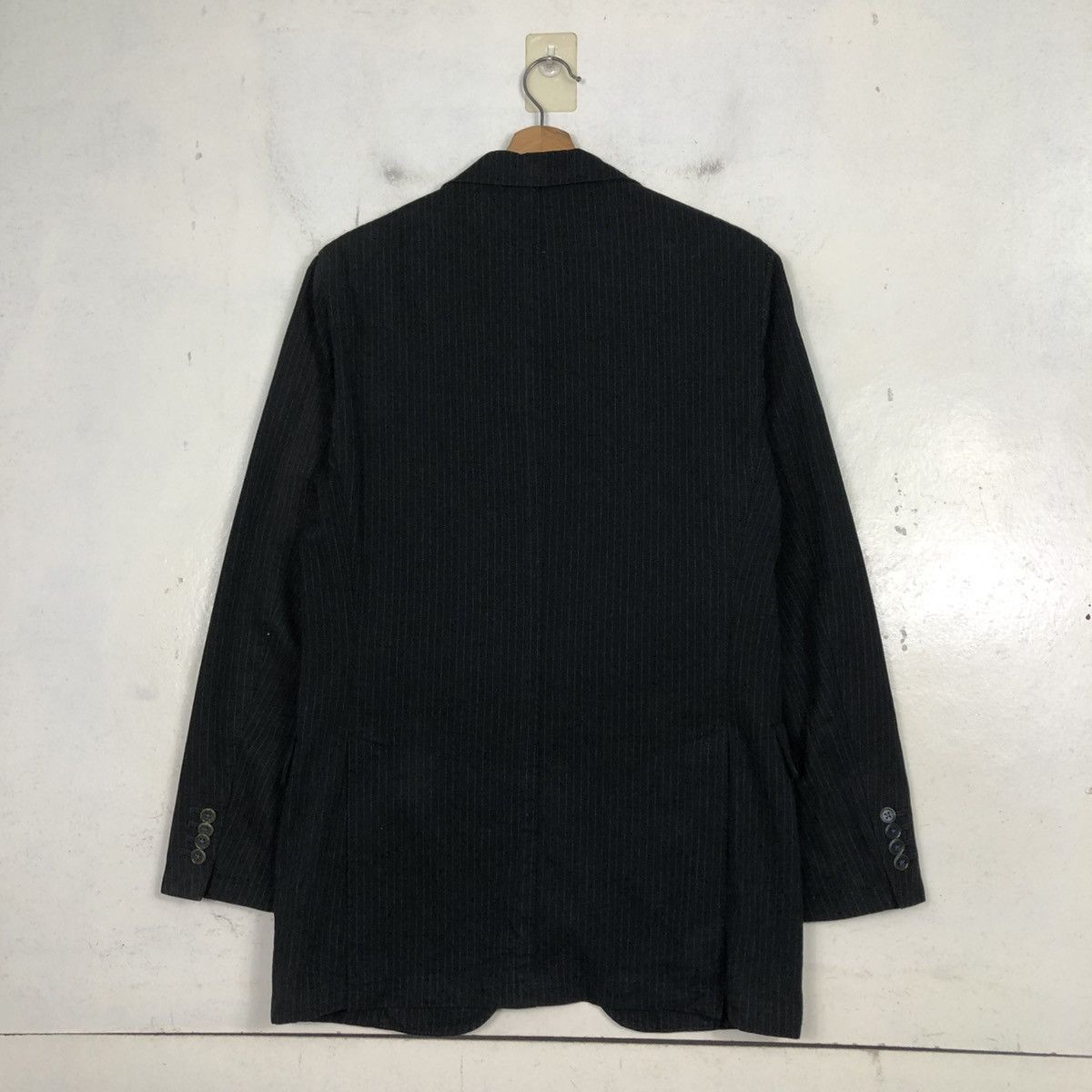 Issey Miyake 💥VINTAGE HICKORY CHORE JACKET SABI SABI STRIPED Size 46R - 10 Thumbnail