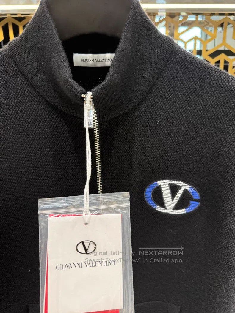 Valentino Valentino Black wool patchwork coat Size US S / EU 44-46 / 1 - 4 Thumbnail