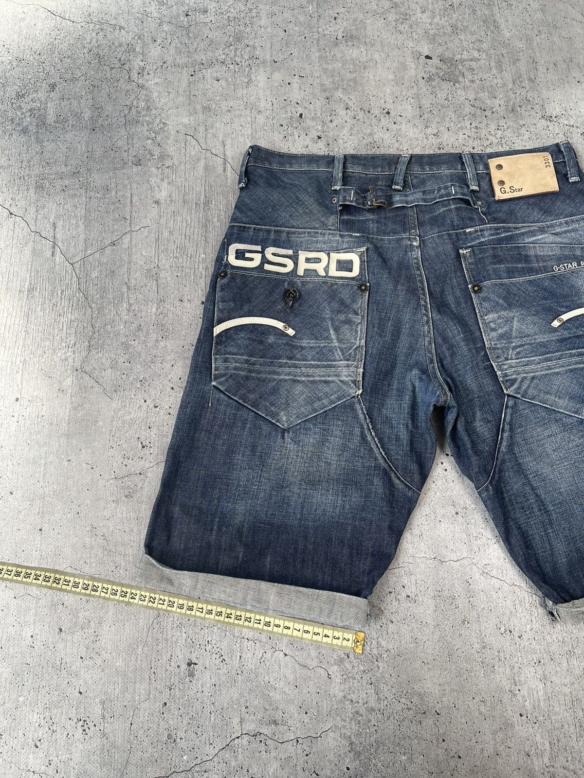 G-Star Vintage G-Star Raw Big Logo Shorts 31 size diesel tile D&G Size US 31 - 5 Thumbnail