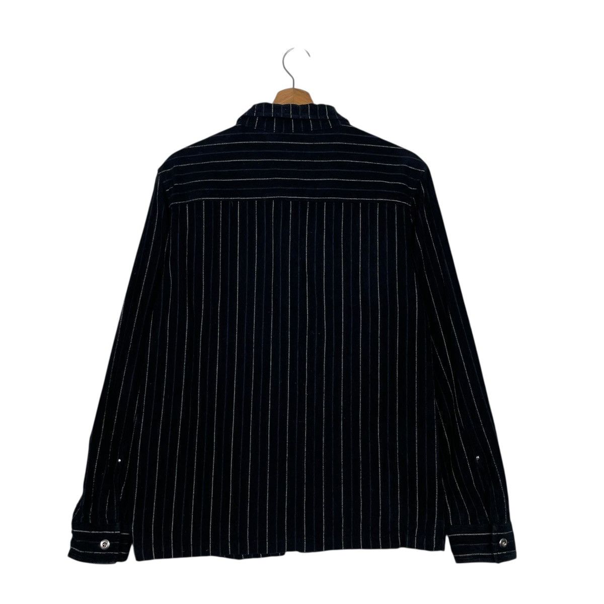 Japanese Brand Japanese Brand MFE Stripe Zipper Jacket Size US M / EU 48-50 / 2 - 7 Thumbnail