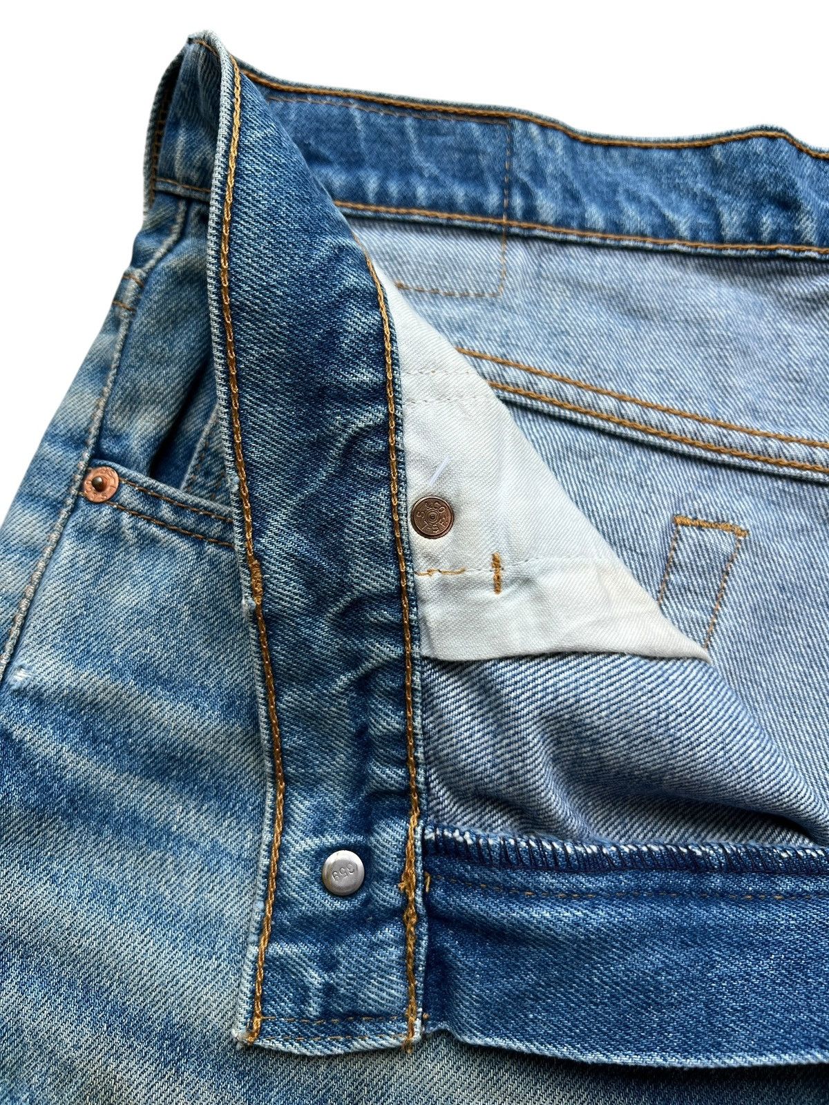 Levi's Vintage Levis 515 Distressed Denim Jeans 34x30 Size US 34 / EU 50 - 9 Thumbnail