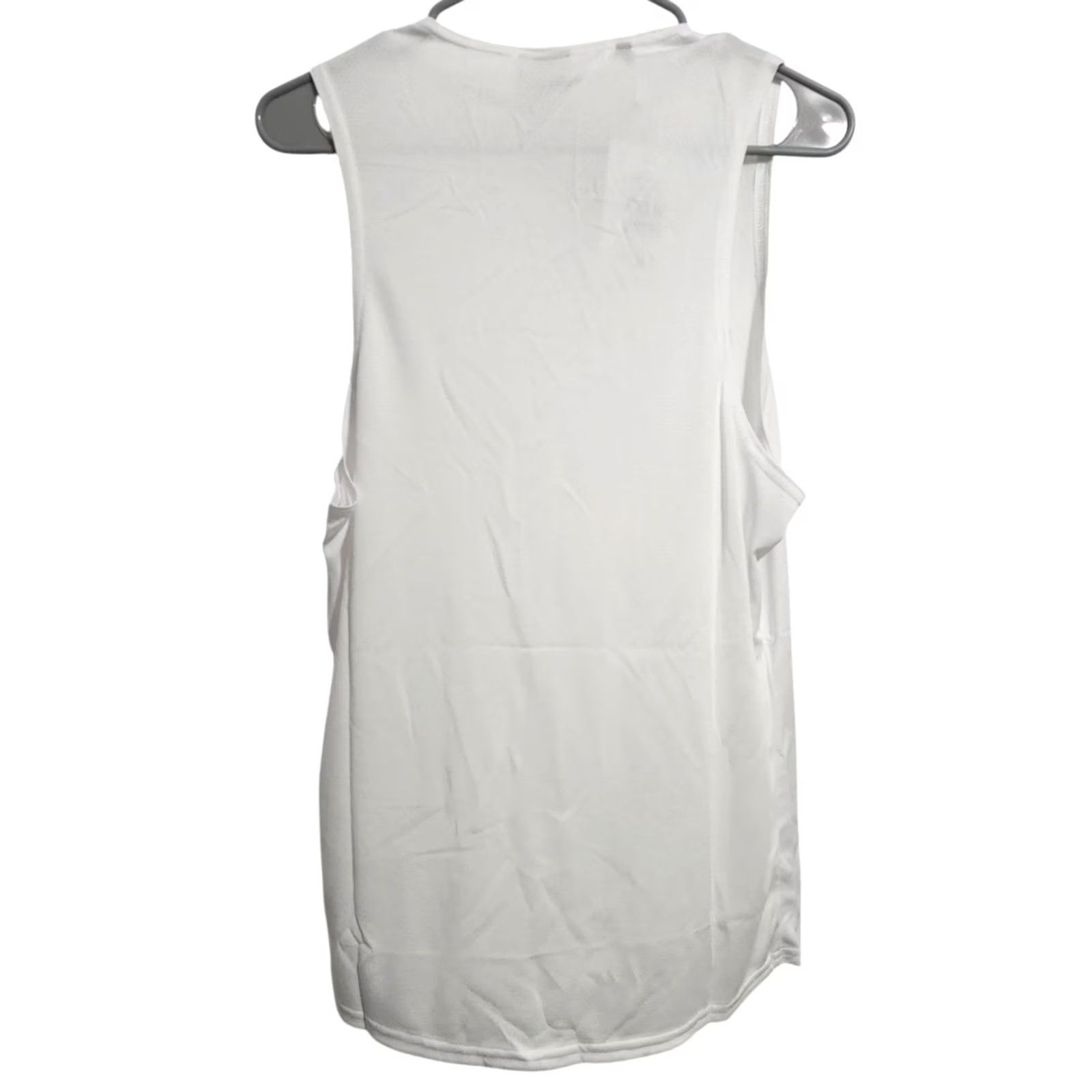 Gymshark Gymshark Mens S Slim Fit Arrival Tank Sleeveless Shirt White - Polyester Size US S / EU 44-46 / 1 - 2 Thumbnail