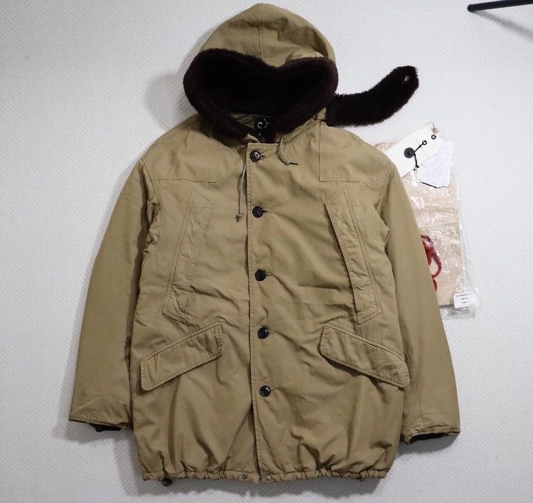 Visvim Visvim 19aw Wright Field Parka mud dyed fur coat