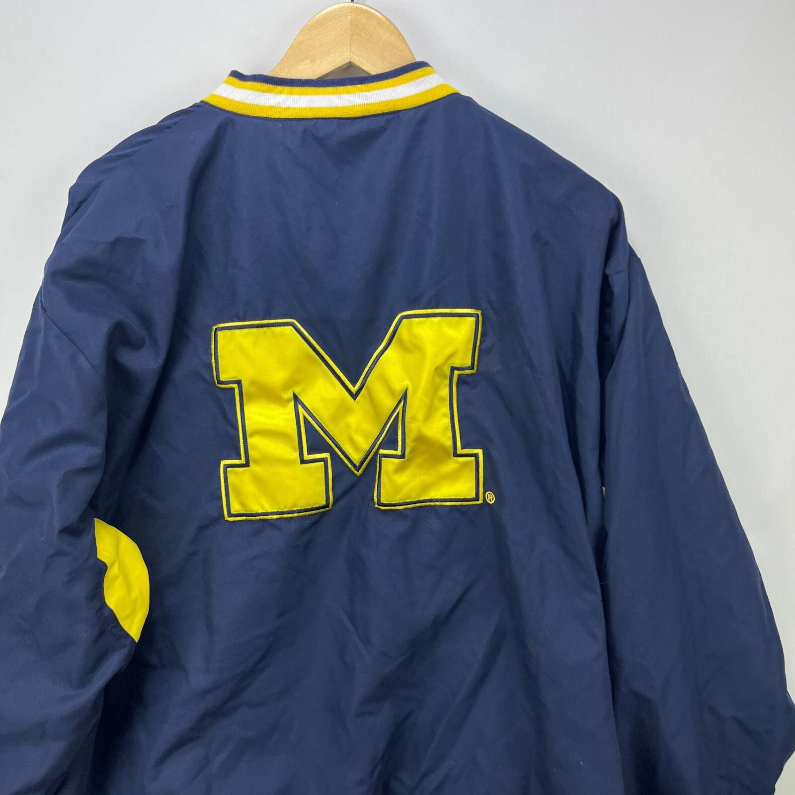Vintage Vintage Michigan Wolverines Windbreaker Jacket Size 2XL Size US XXL / EU 58 / 5 - 2 Thumbnail
