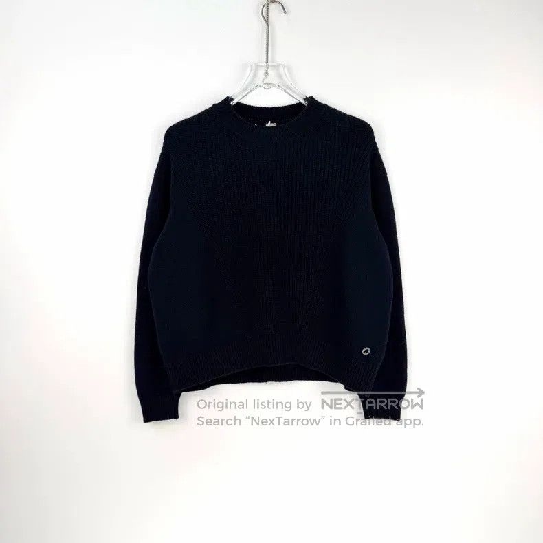 Hermes Hermes Dark blue metal ring cashmere sweater Size XS / US 0-2 / IT 36-38 - 3 Thumbnail