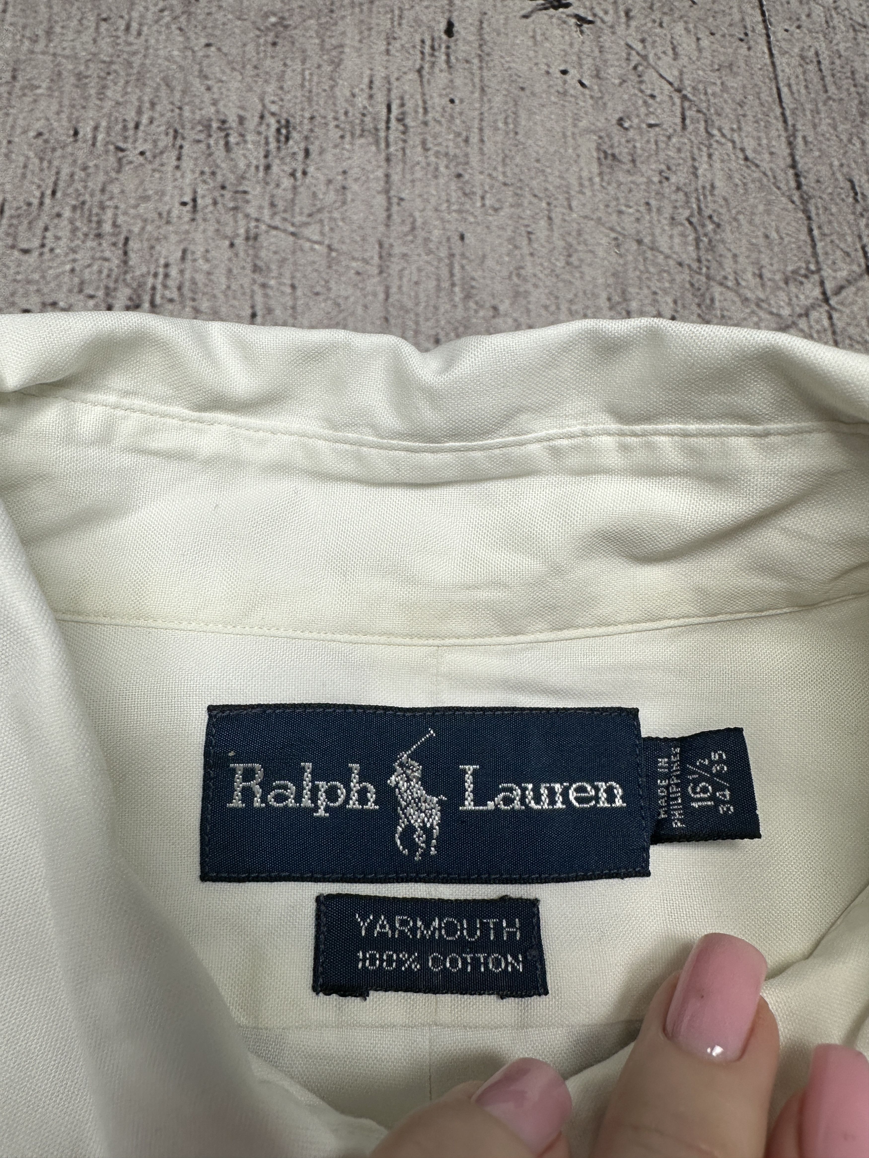 Polo Ralph Lauren Polo Ralph Lauren Vintage Mens White Shirt Size US XXL / EU 58 / 5 - 4 Thumbnail