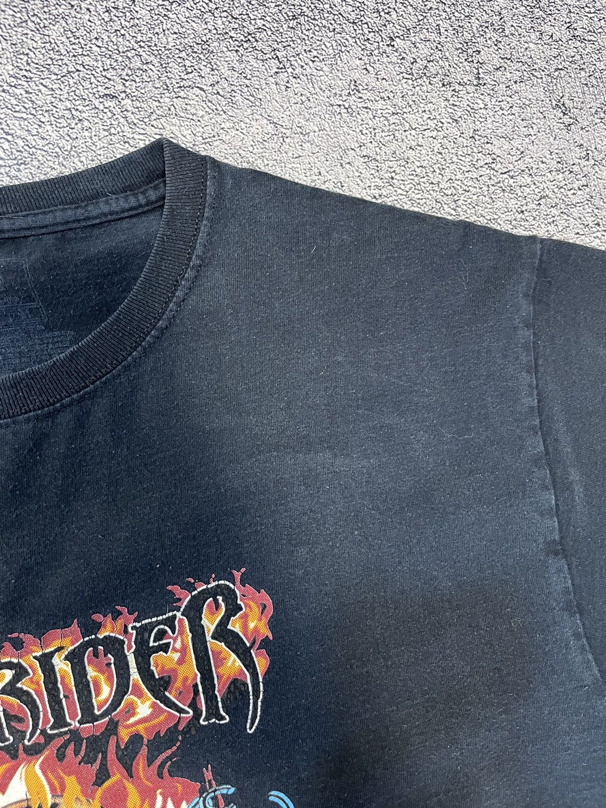 Vintage Fruit Of The Loom Mens T- Shirt Hellrider Vintage 2014 Size US M / EU 48-50 / 2 - 12 Thumbnail