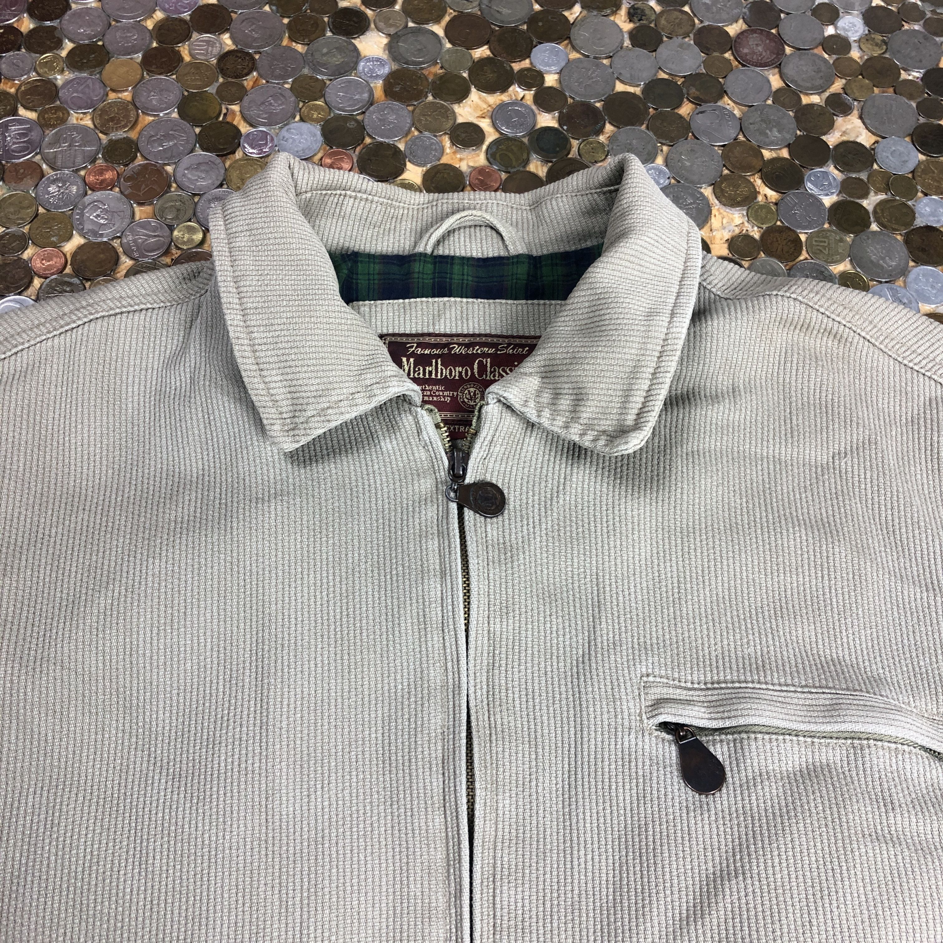 Marlboro Marlboro Denim long coat denim jacket 90's Size US L / EU 52-54 / 3 - 2 Thumbnail