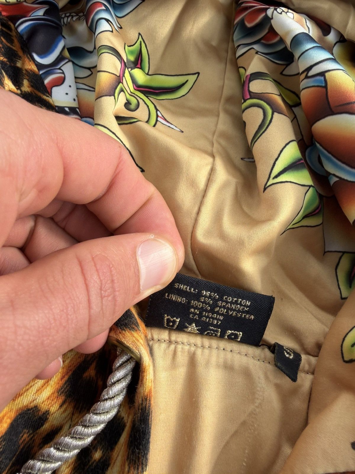 Christian Audigier Vintage Christian Audigier Leopard Y2K Overprinted Zip Size S / US 4 / IT 40 - 7 Thumbnail