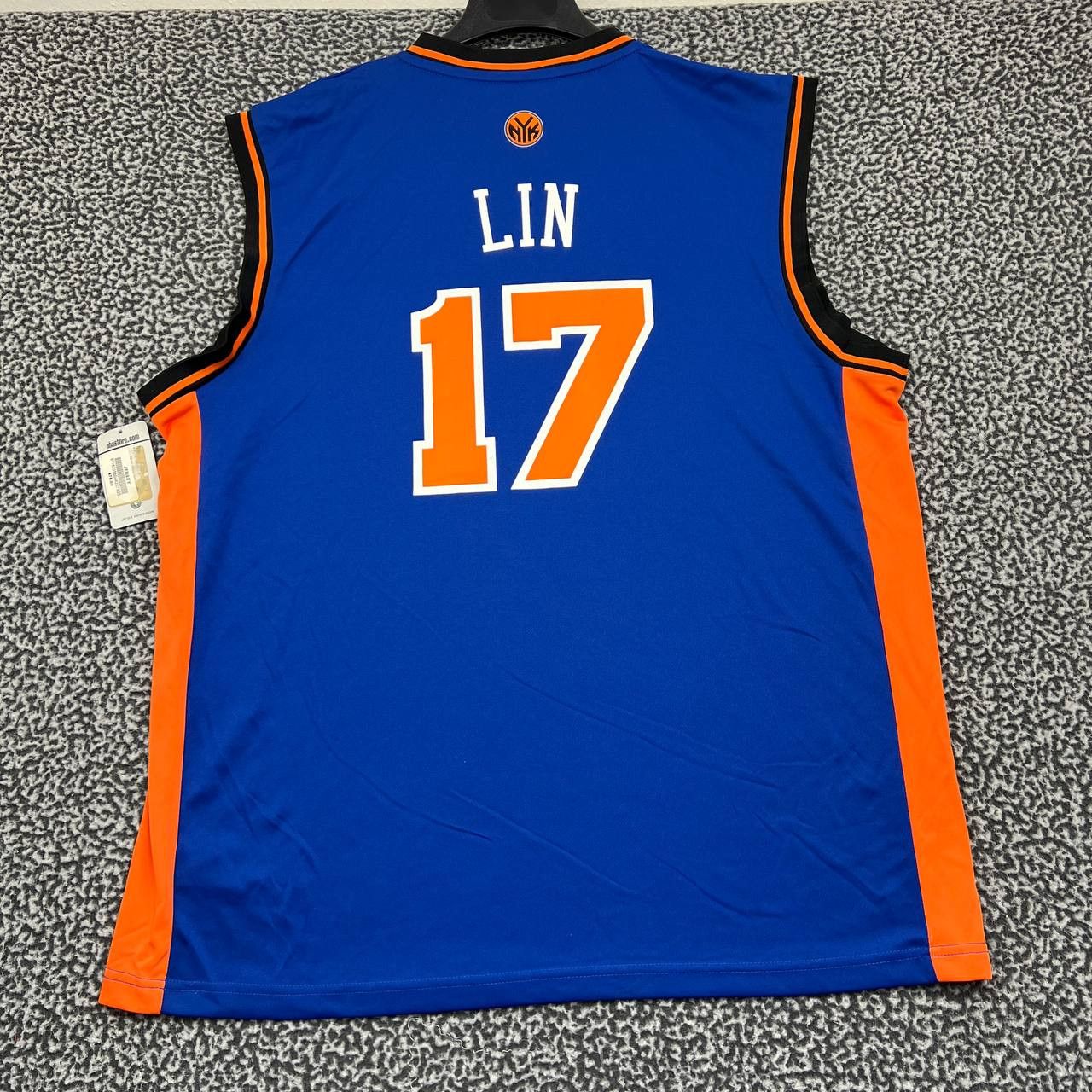 Adidas New York Knicks Lin #17 Jersey Shirt Men Adidas New XL Size US XL / EU 56 / 4 - 2 Thumbnail