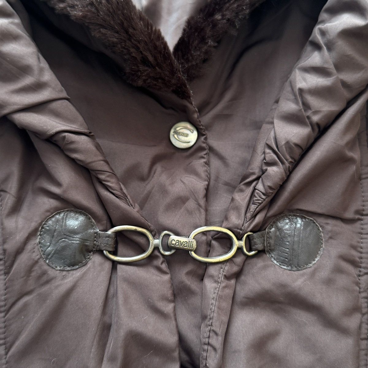 Roberto Cavalli Just Cavalli by Roberto Cavalli Faux Fur Details Jacket Size M / US 6-8 / IT 42-44 - 9 Thumbnail