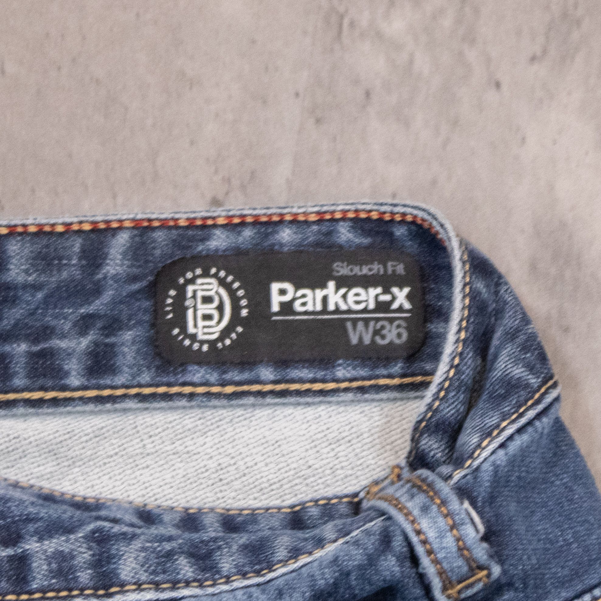 Vintage Y2K 2000's Live Free Midwash Baggy Jort Jean Shorts Size US 36 / EU 52 - 9 Thumbnail