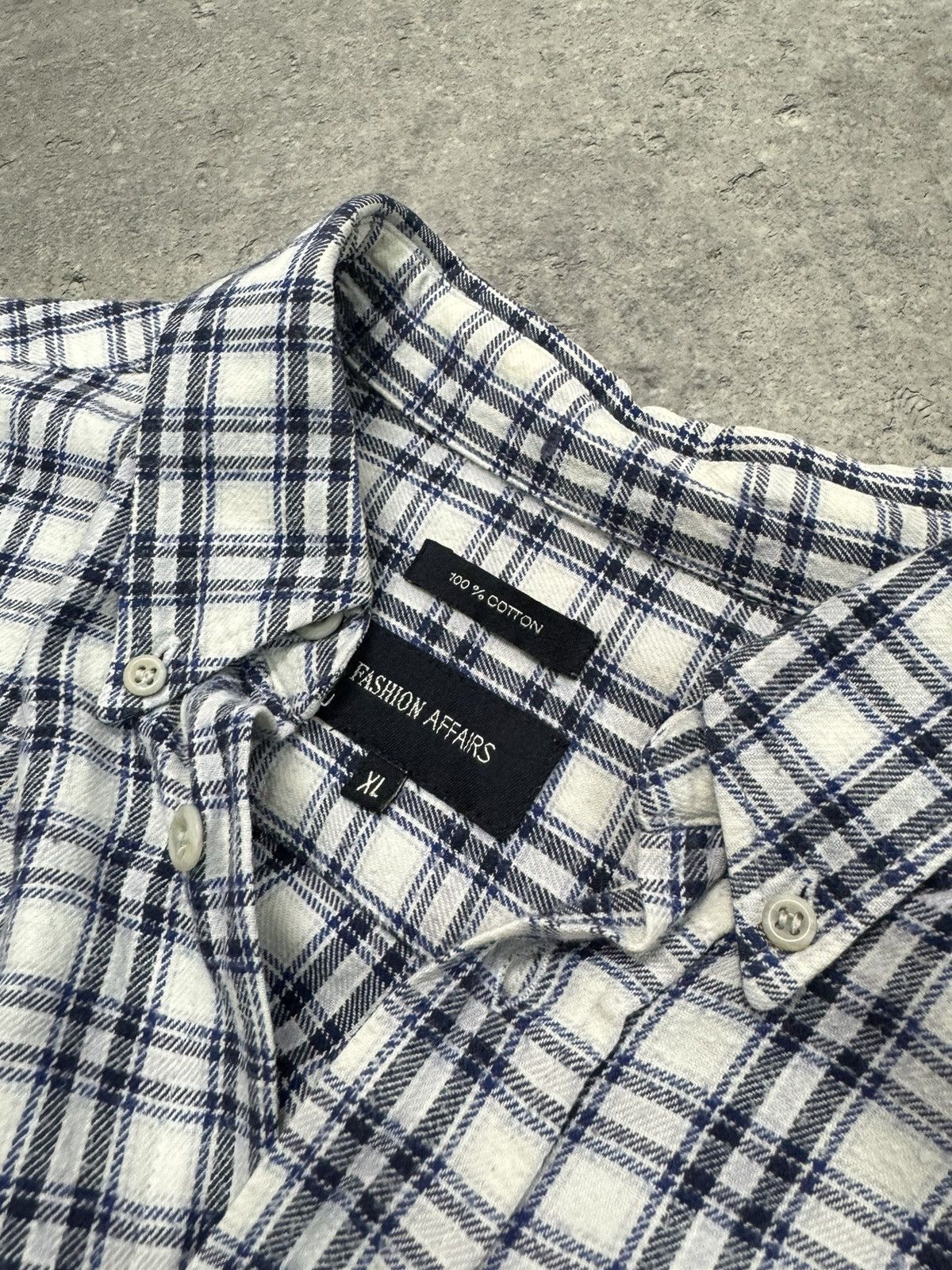 Japanese Brand ᶠᵃⁿᶜʸᵍᵘʸBOXY Flannel Shirt Vintage Cropped Button Up 90s 80 Size US L / EU 52-54 / 3 - 4 Thumbnail