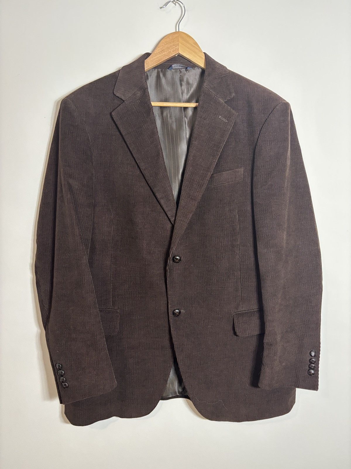 Dockers Dockers Brown Corduroy 2 Button Blazer 42R Preppy Size 42R - 1 Thumbnail