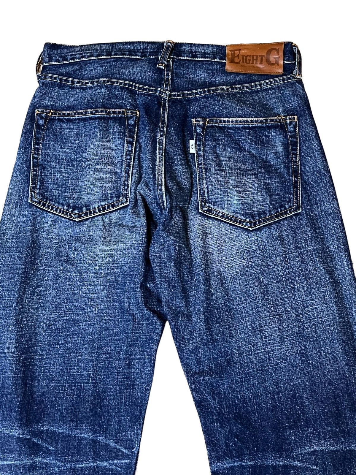 EIGHT-G JAPANESE DENIM EIGHT-G “8G” SANFORIZED SELVEDGE JEANS Size US 33 - 6 Thumbnail