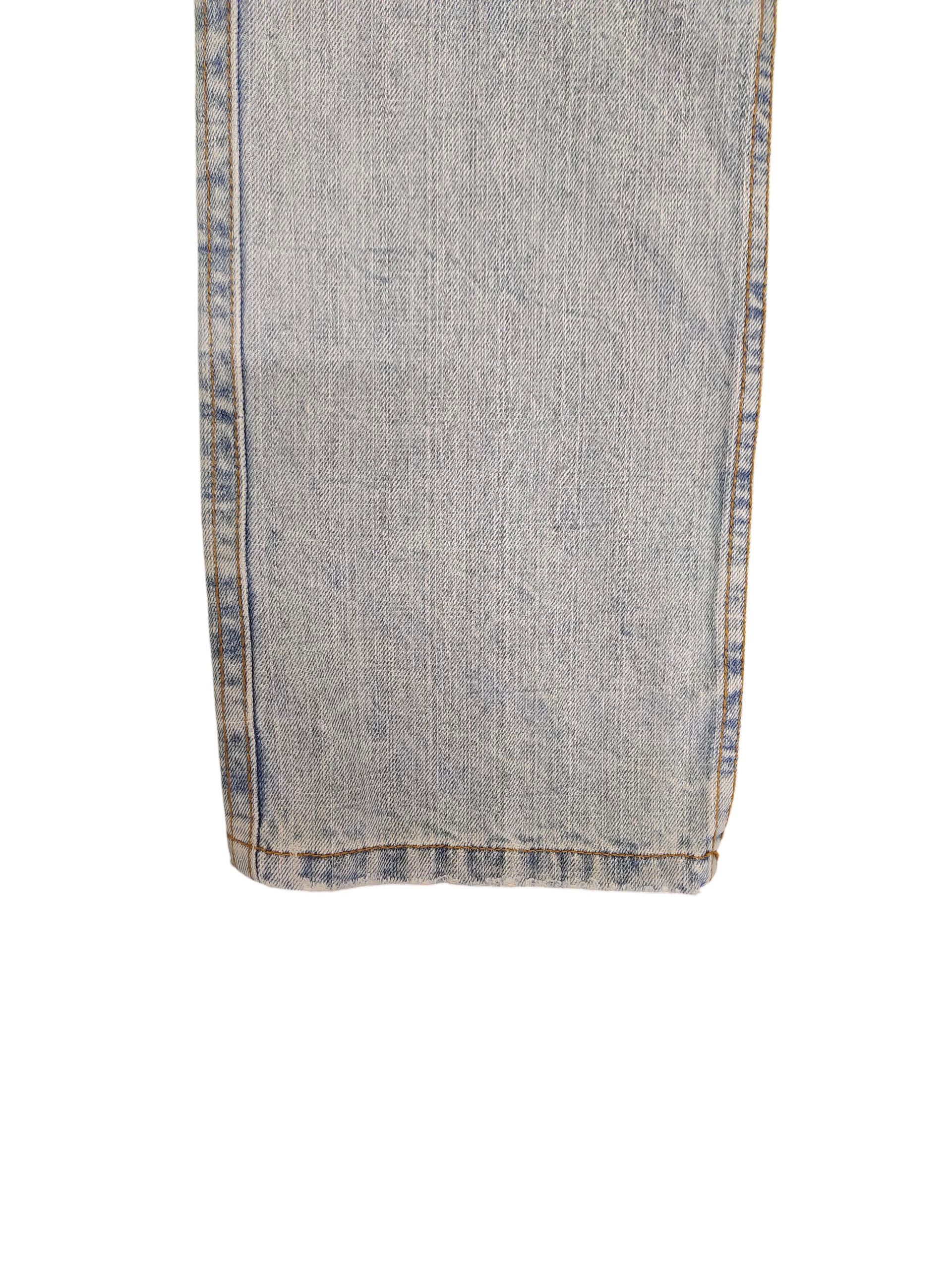Hysteric Glamour × Undercover Japanese Brand Clef De Sol Clawmark Distress Faded Jeans Size US 29 - 6 Thumbnail