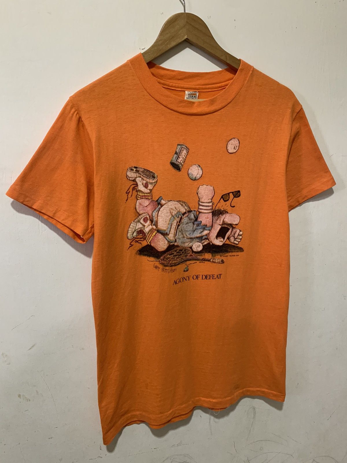 Hanes Very Rare Vintage 70s Gary Patterson Agony Of Defeat Size US M / EU 48-50 / 2 - 6 Thumbnail