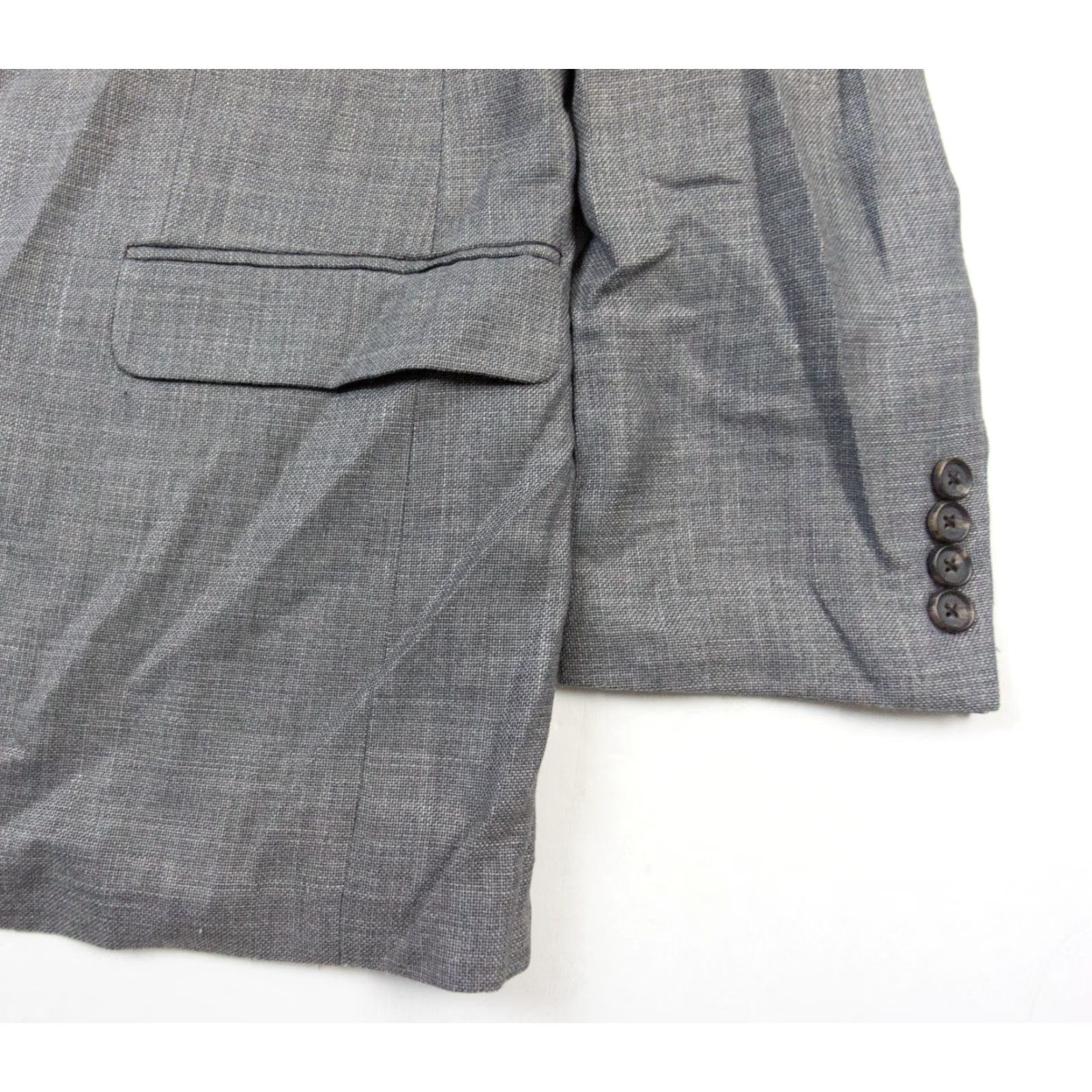 Ralph Lauren Lauren Ralph Lauren Blazer Men 44R Gray Tweed Jacket Preppy Style Mens Size 44R - 4 Thumbnail