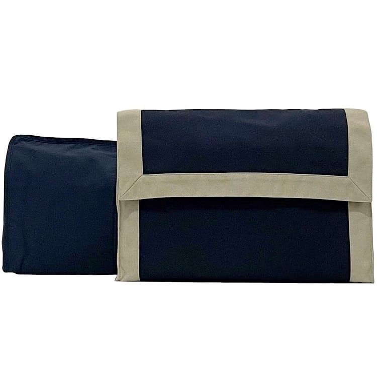 Hermes HERMES Clutch Bag Blue Cotton Size ONE SIZE - 1 Thumbnail
