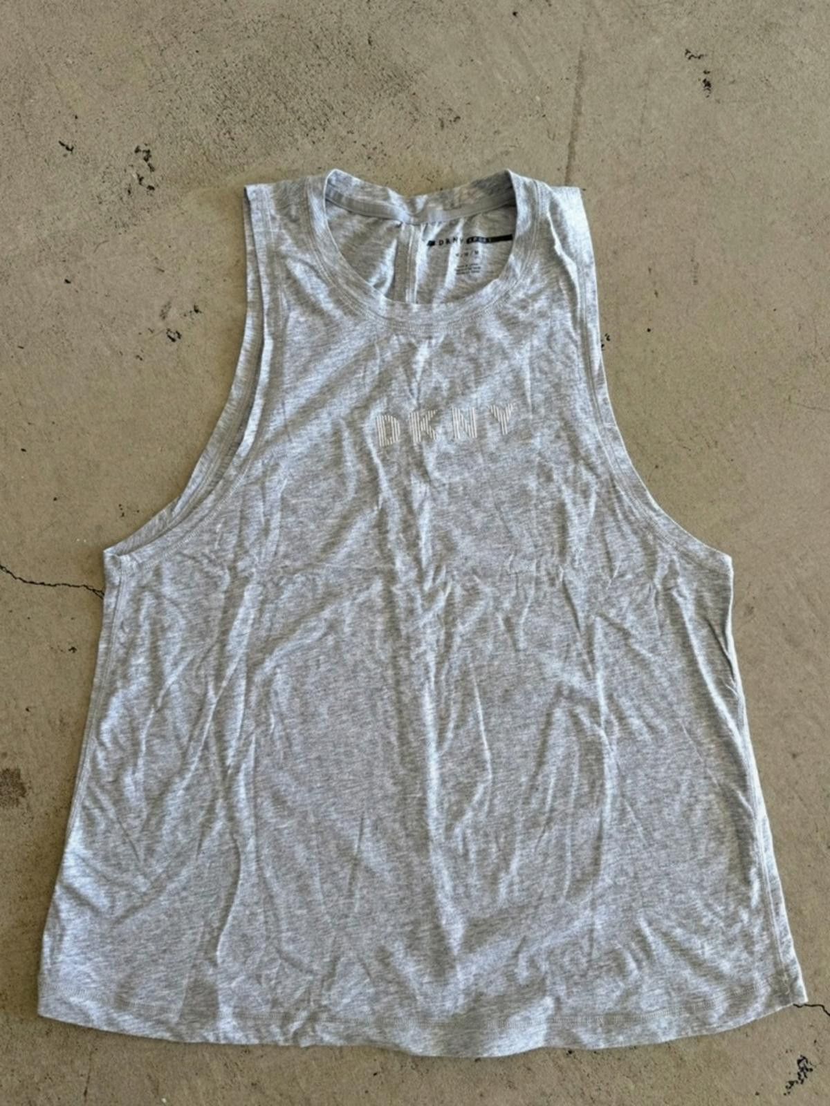 DKNY DKNY Sport / Logo Athletic Tank Top / Gray Size M / US 6-8 / IT 42-44 - 9 Thumbnail