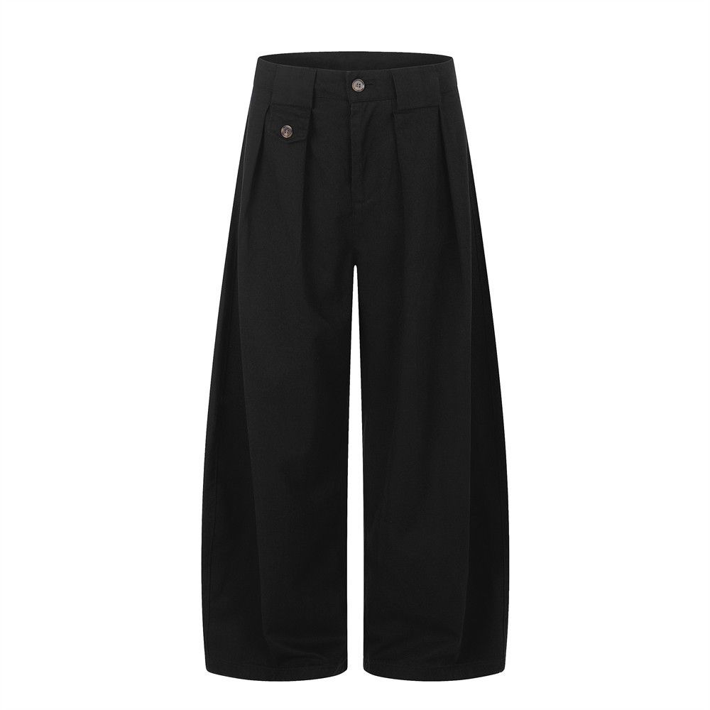 Japanese Brand Men's Streetwear Vibe Casual Loose-Fit Wide-Leg Trousers Size US 32 / EU 48 - 1 Thumbnail